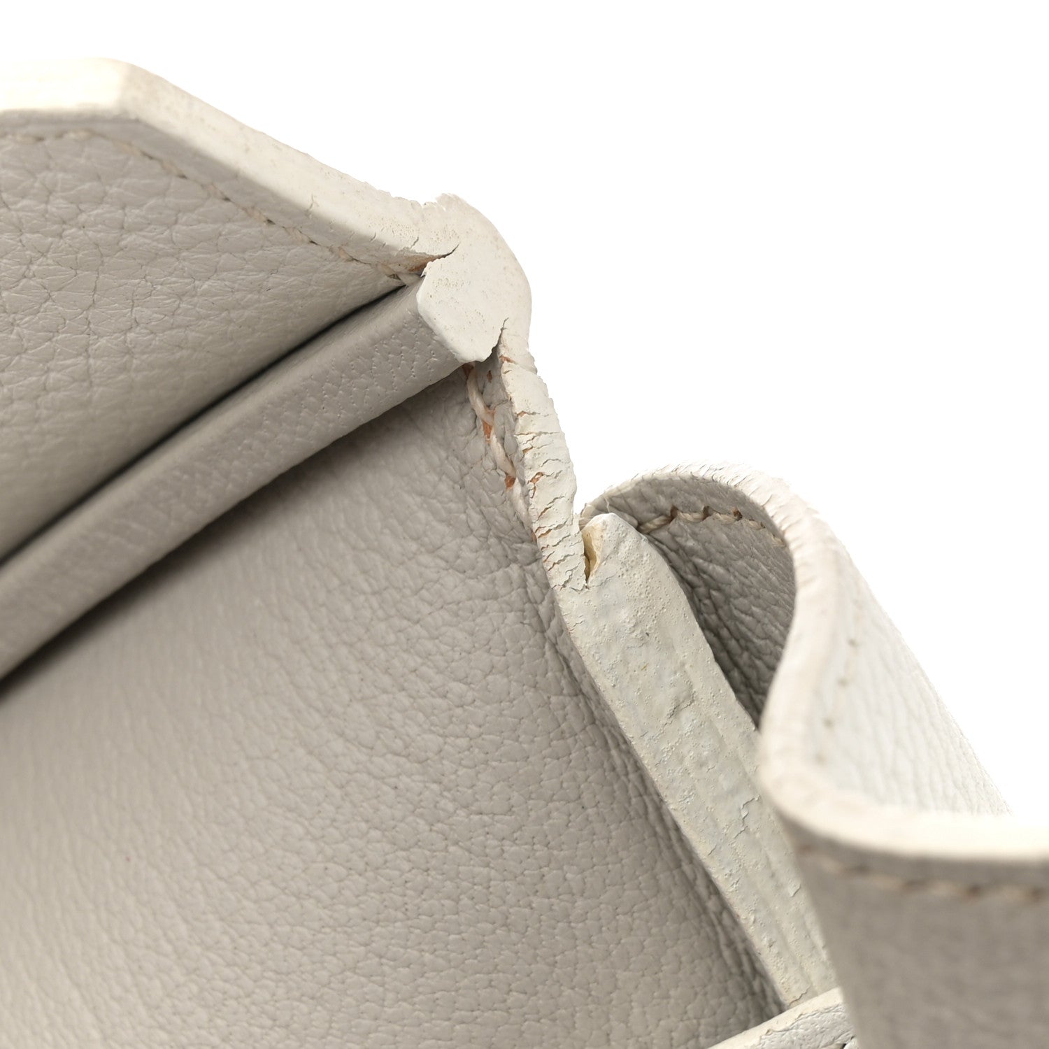 Hermes Taurillon Clemence Lizard Club Birkin 35 Blanc Gris Perle Sanguine 13 of 16