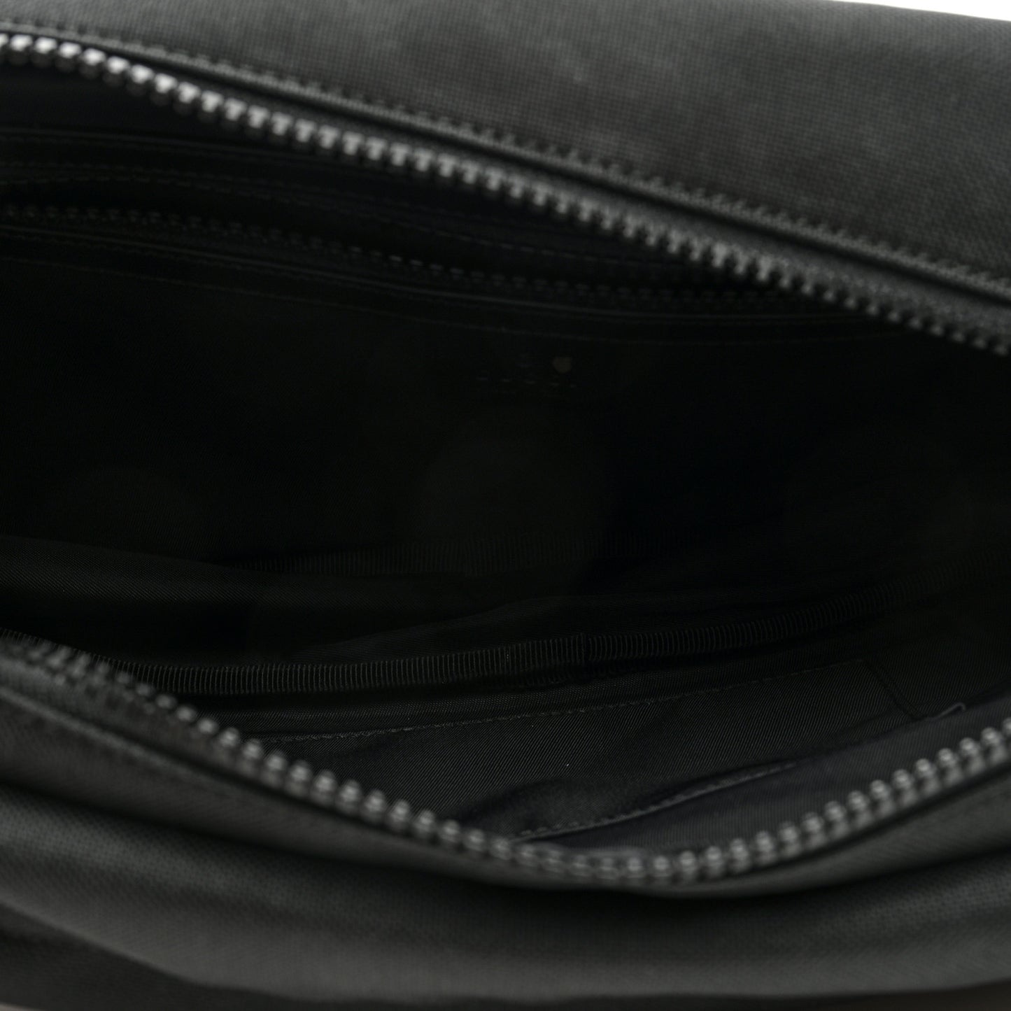 Techno Canvas Web Belt Bag Black