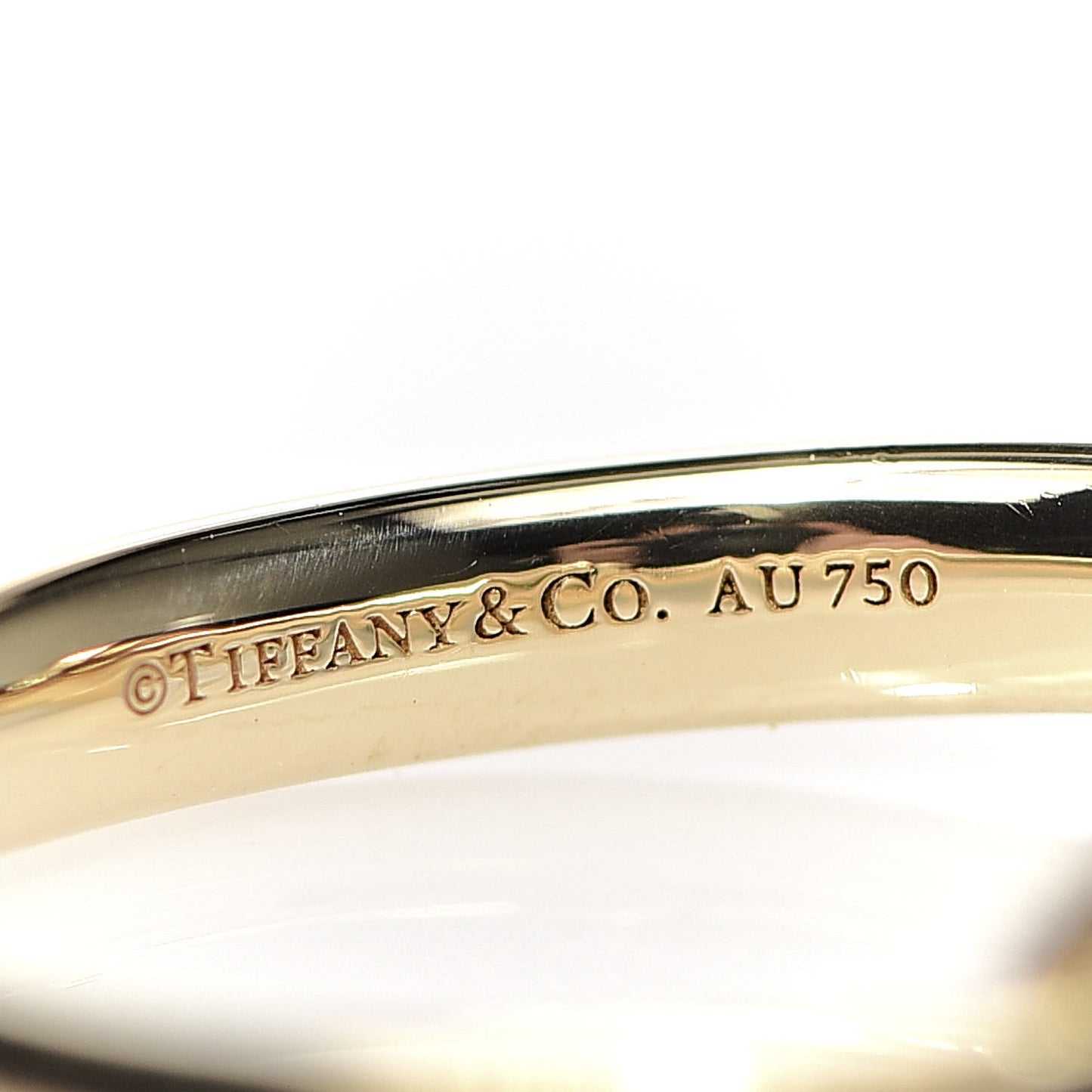 18K Yellow Gold Infinity Ring 48 4.5