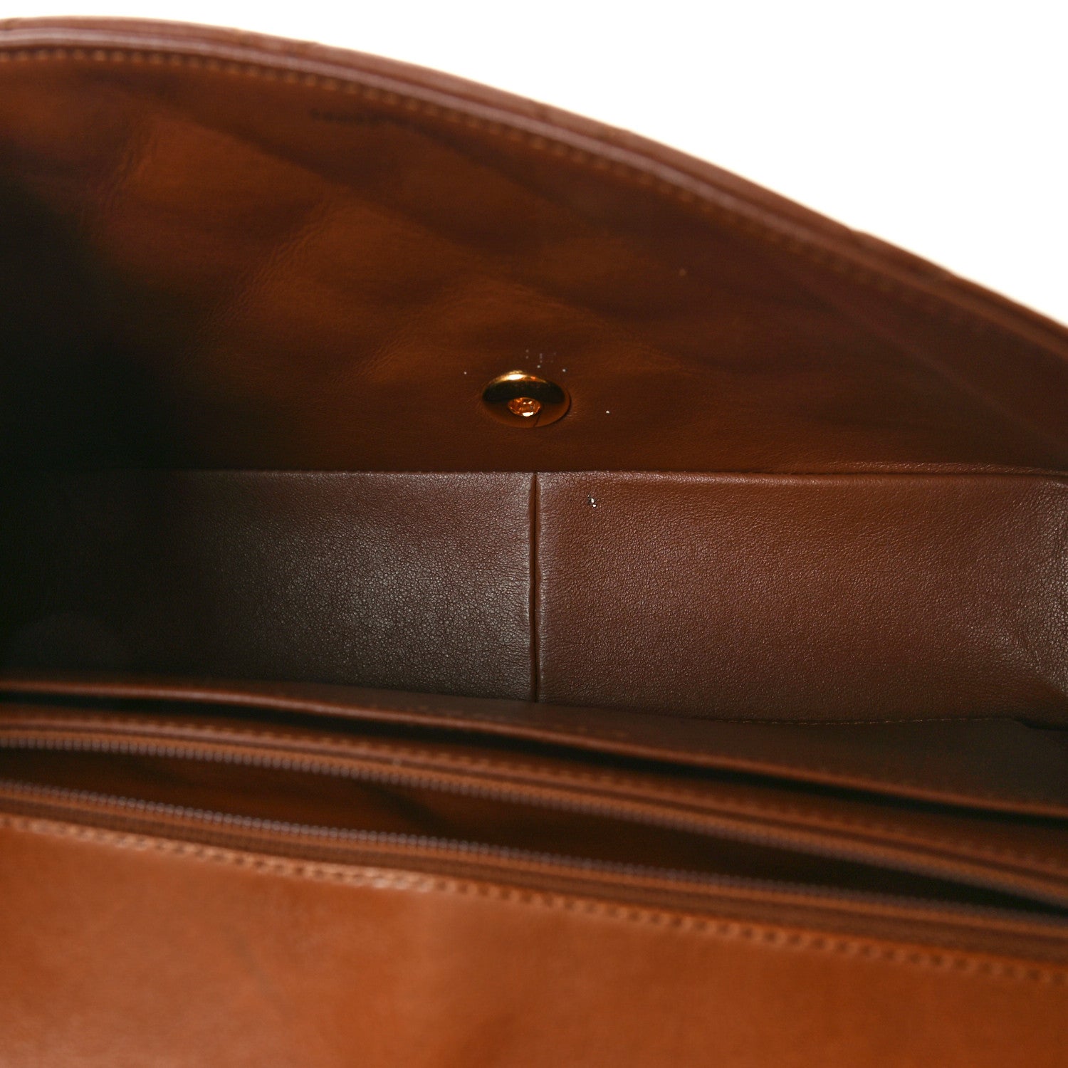 Chanel Lambskin Quilted Medium Single Flap Brown 5 of 11