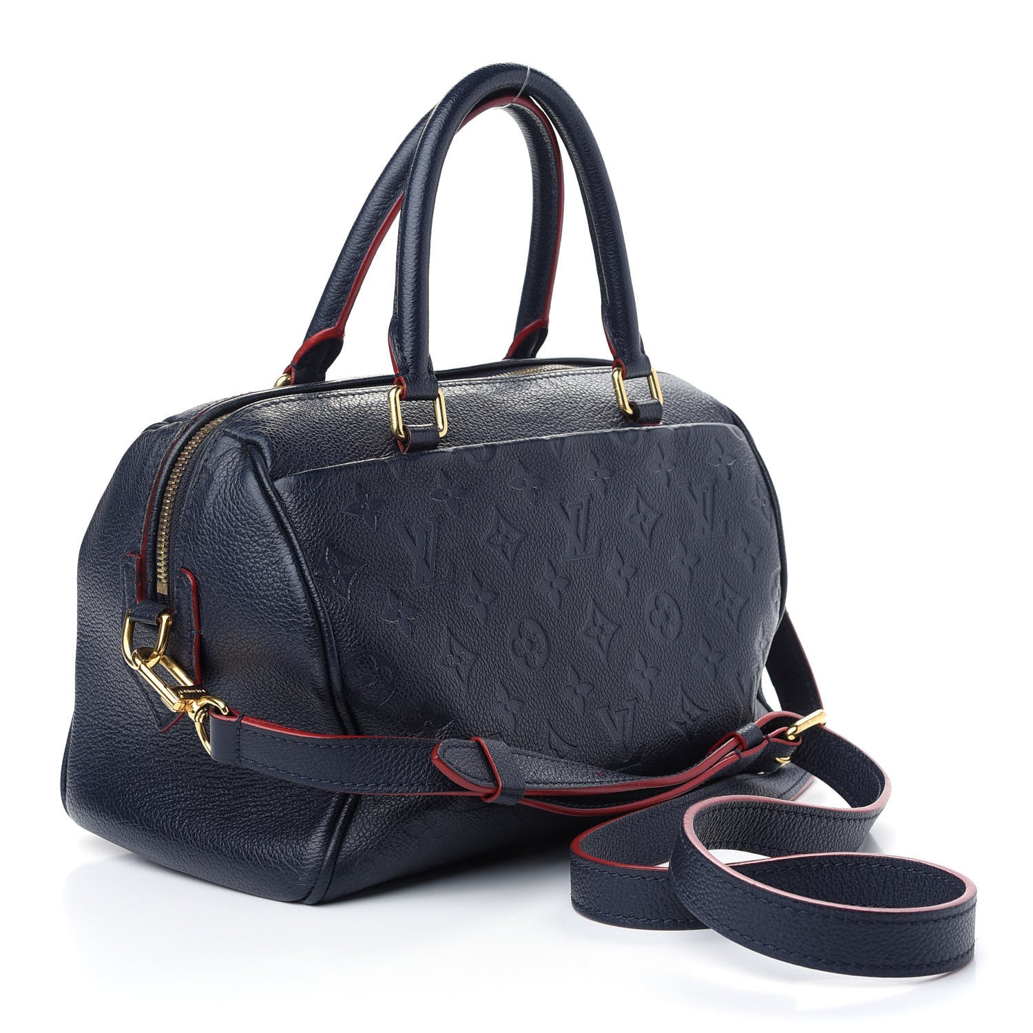 Louis Vuitton Empreinte Speedy Bandouliere 25 NM Marine Rouge 3 of 9