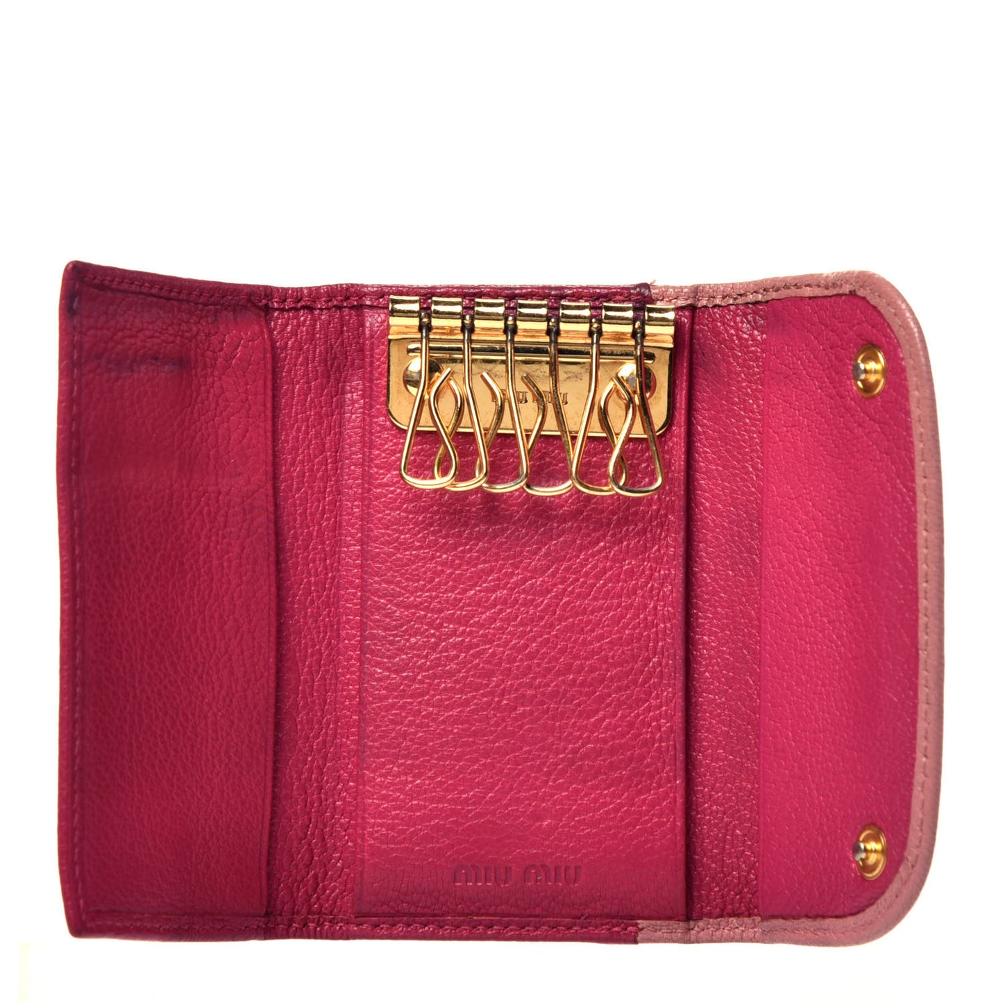 Madras Bicolore 6 Key Holder Rosa Peonia