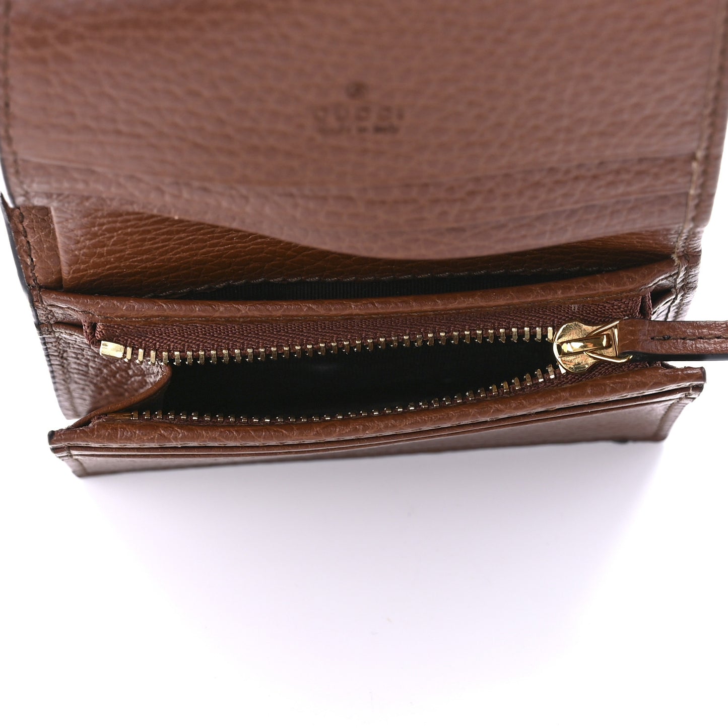 New Denim GG Monogram Jackie 1961 Card Case Blue Tea Cuir
