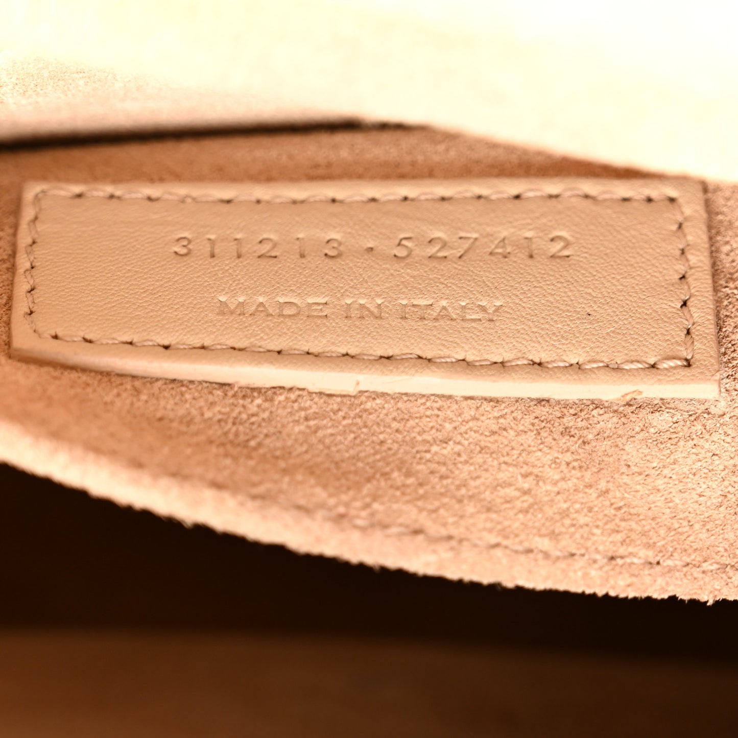 Calfskin Classic Y Ligne Clutch Light Beige