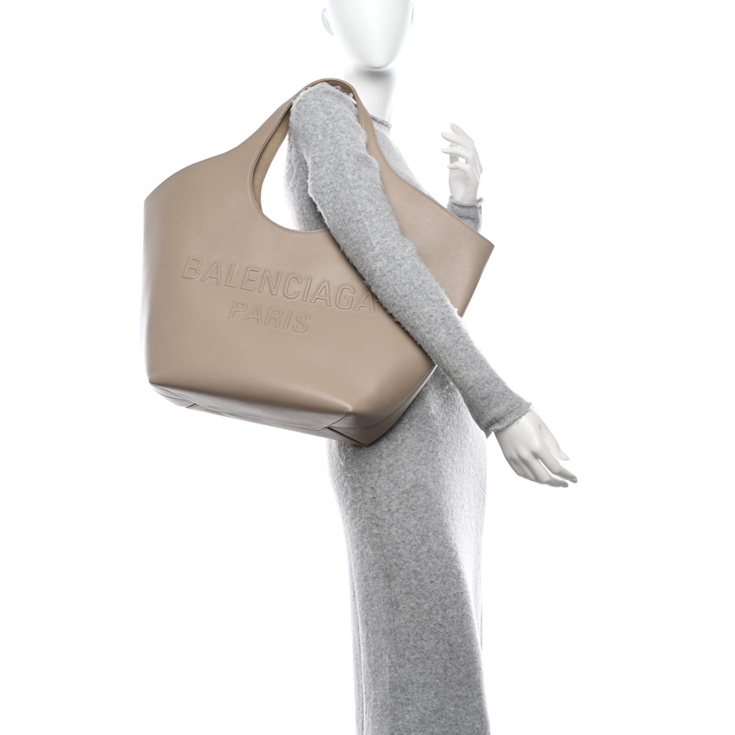 Smooth Calfskin Mary Kate Tote Taupe