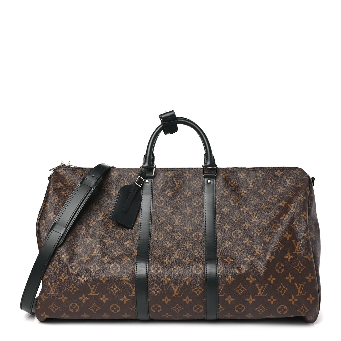 LOUIS VUITTON Monogram Macassar Keepall Bandouliere 55