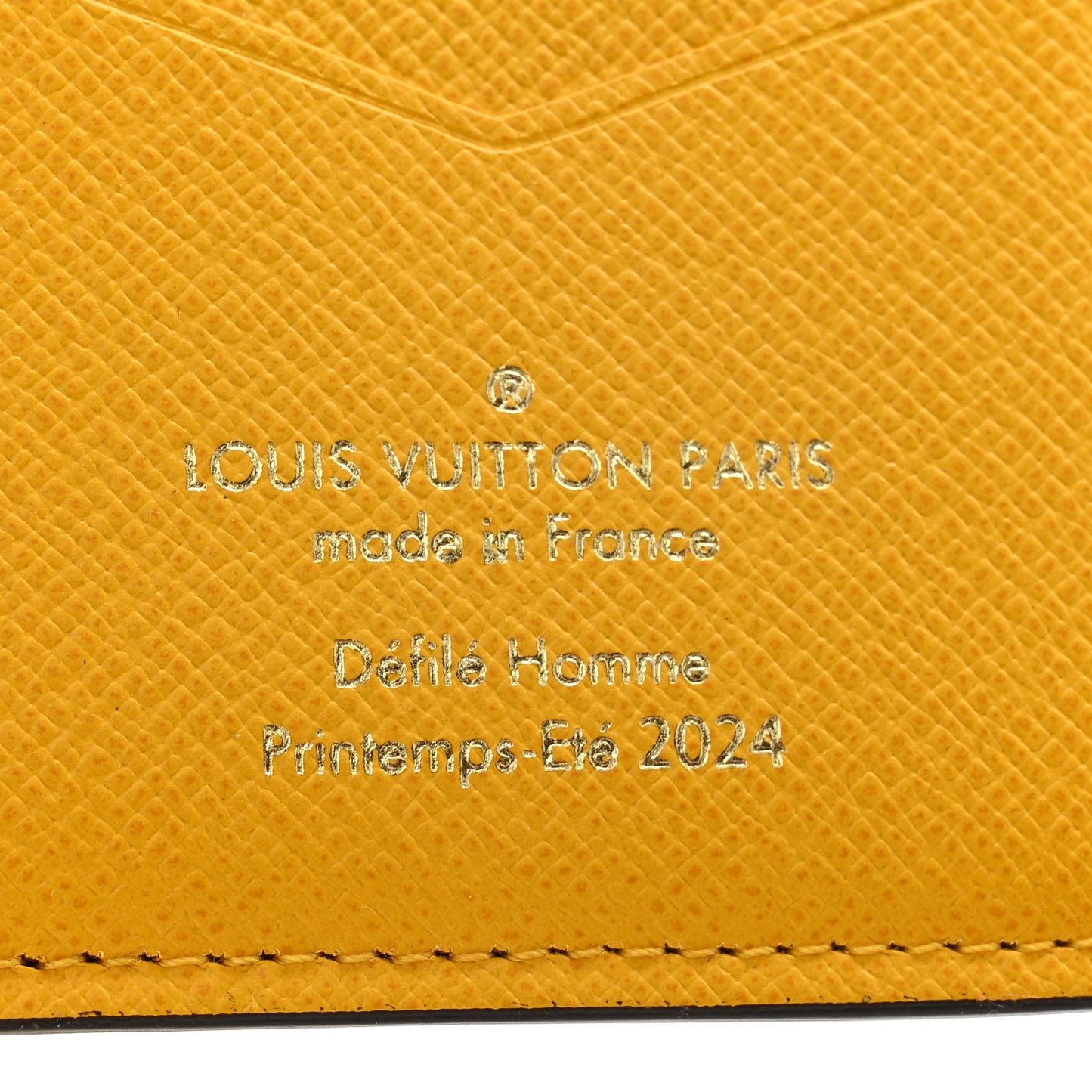 Damier Pop Pocket Organizer NM Yellow