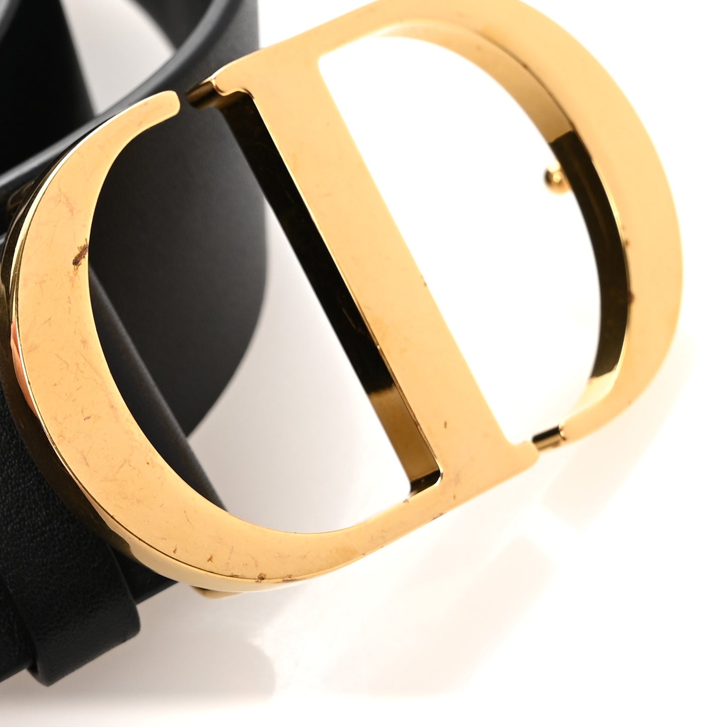 Calfskin 35mm Montaigne Belt 80 32 Black