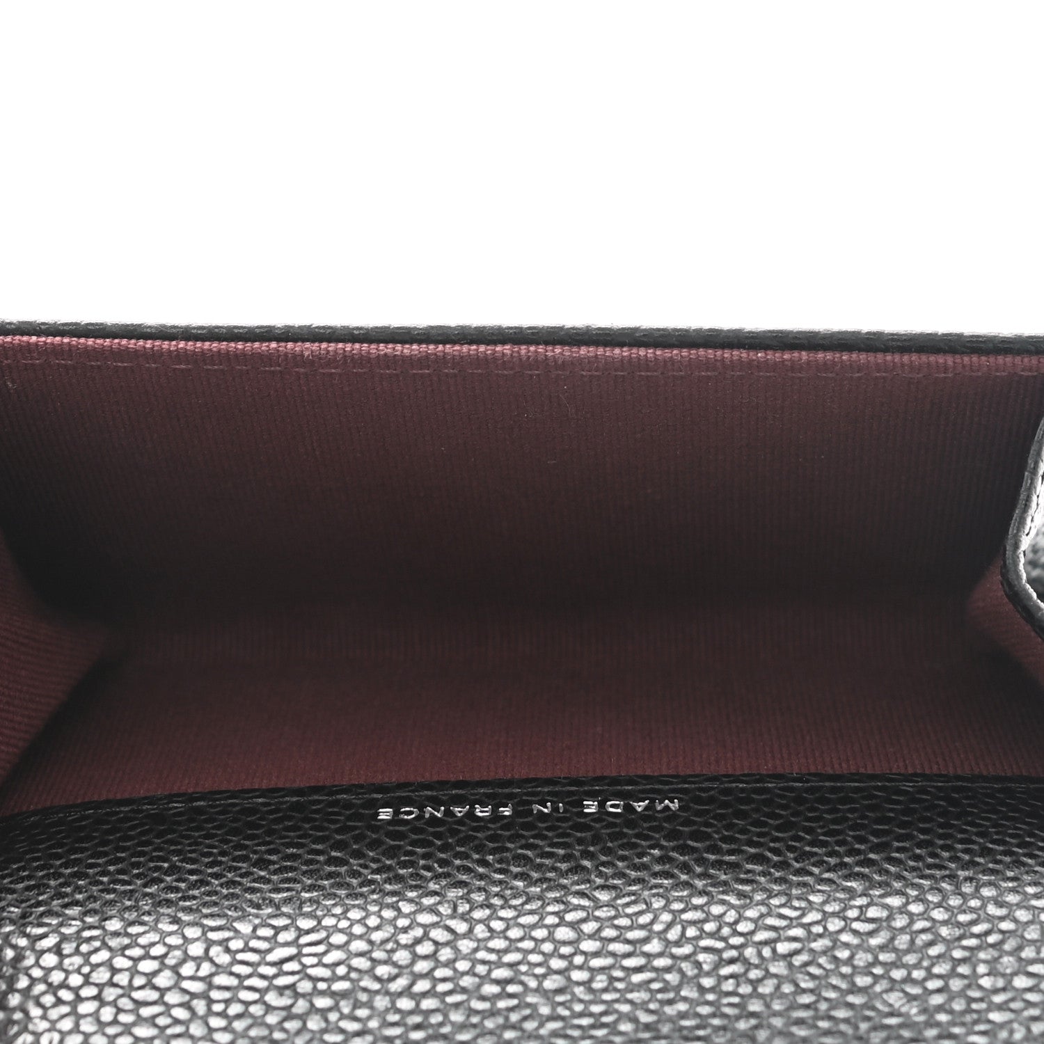 Chanel Caviar Quilted Flap Card Holder Wallet Black 4 of 8