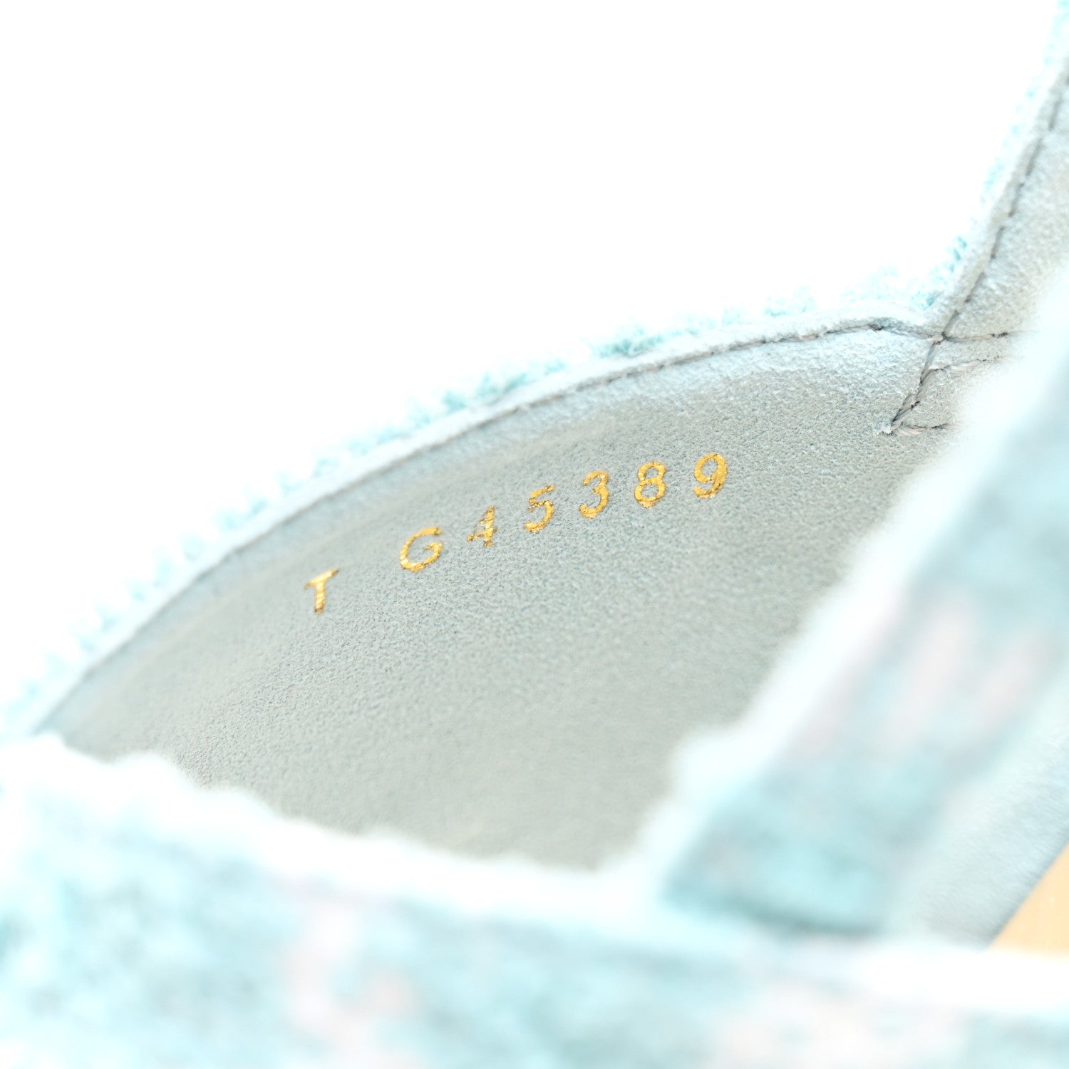 Chanel Jacquard Studded Slingback Clog Sandals 39 Turquoise White 8 of 9