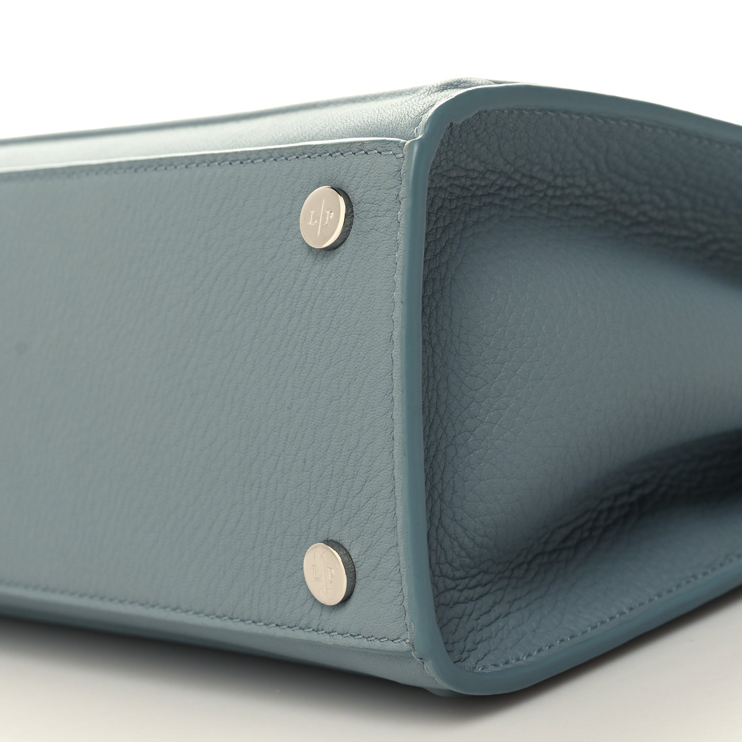 Grained Calfskin Cluisee Petite Top Handle Bag Sky Blue