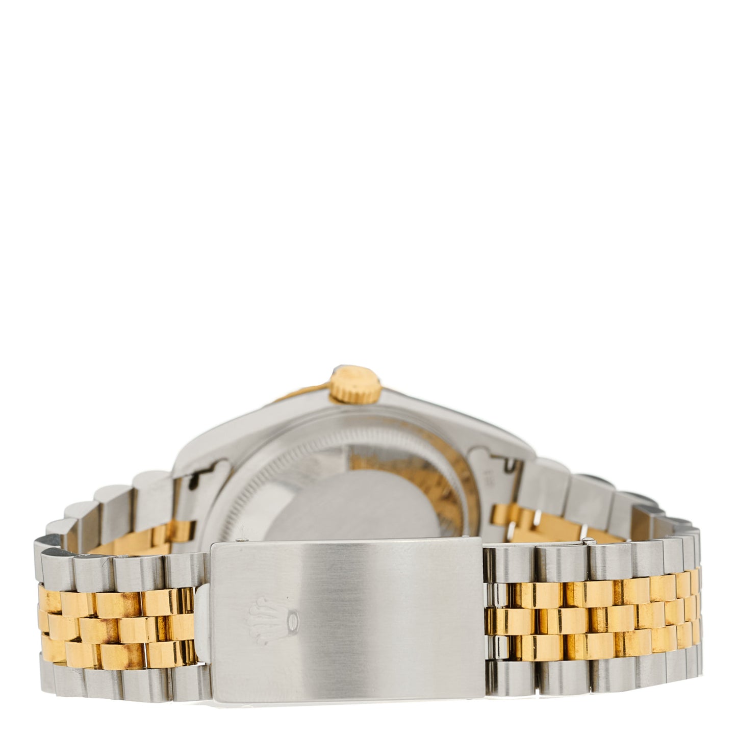 Stainless Steel 18K Yellow Gold Diamond 36mm Oyster Perpetual Datejust Watch Champagne 16233