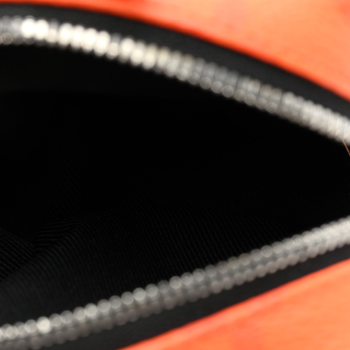 Taigarama Monogram Squared Pouch Bag Charm Orange