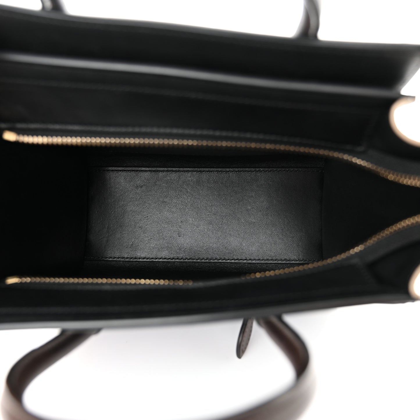 Smooth Calfskin Bullhide Nano Tri-Color Luggage Indigo
