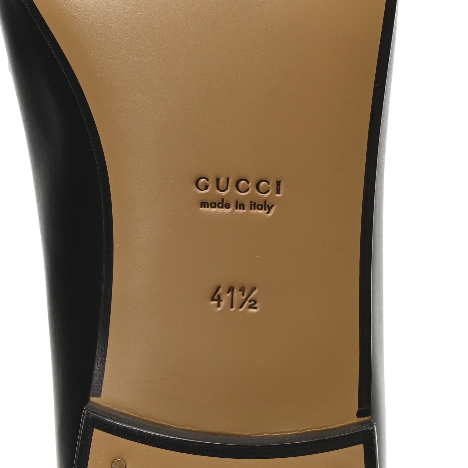 Gucci Betis Glamour Womens Jordaan Loafers 41.5 Black 7 of 9