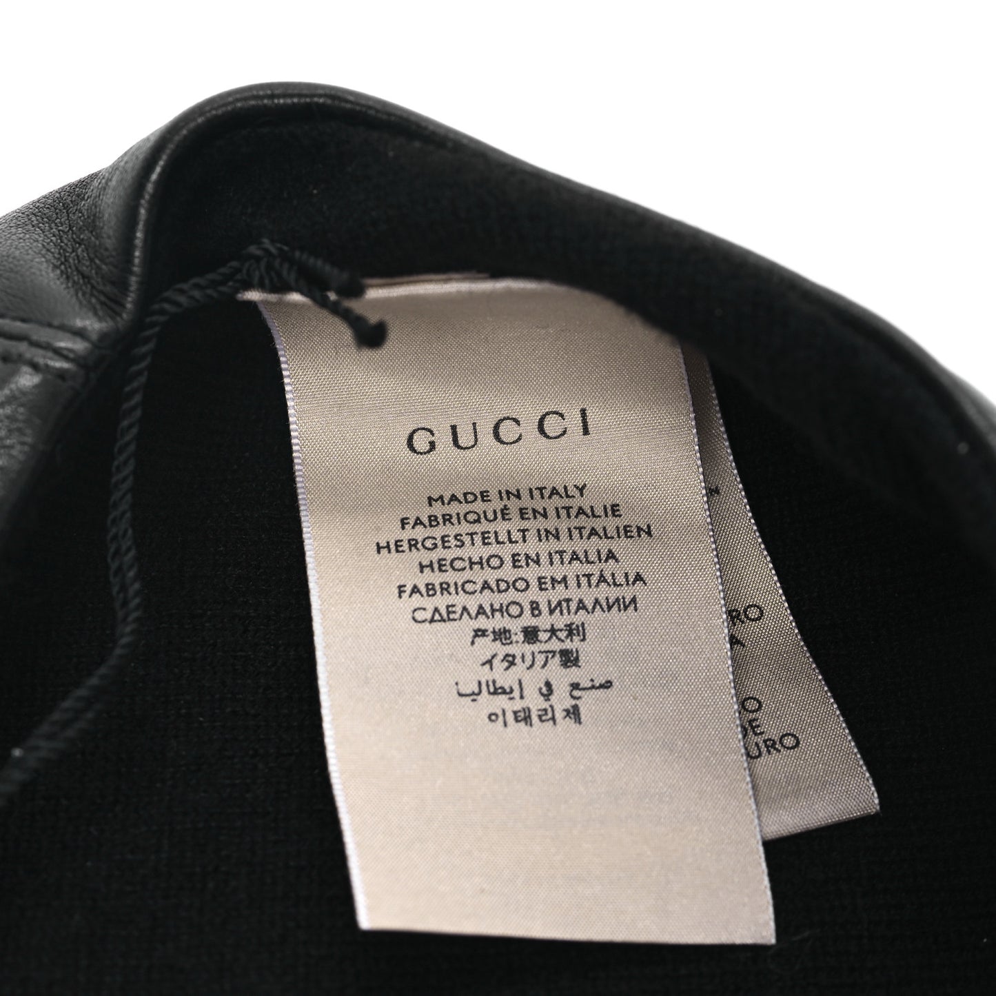 Lambskin Beret Hat 57 M Black