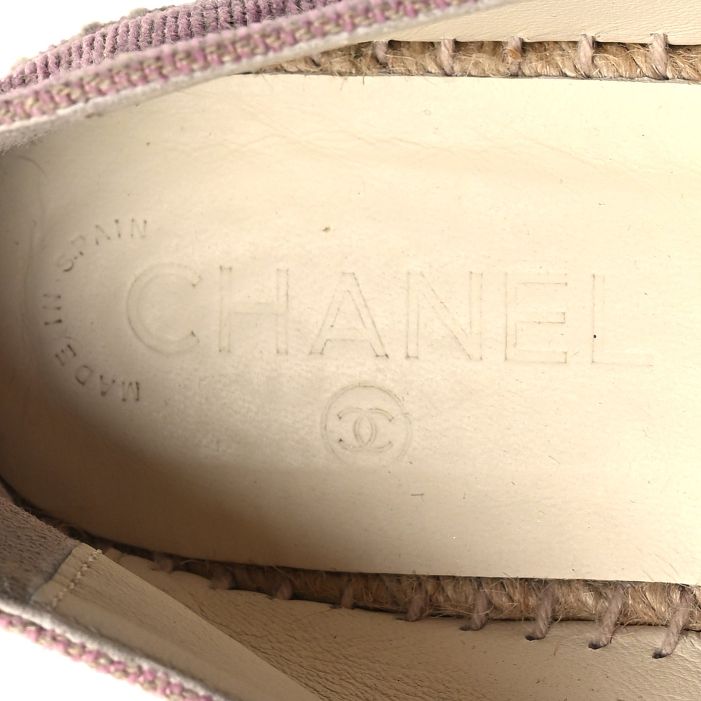 Toile Sequin CC Espadrilles 39 Pink Dark Pink