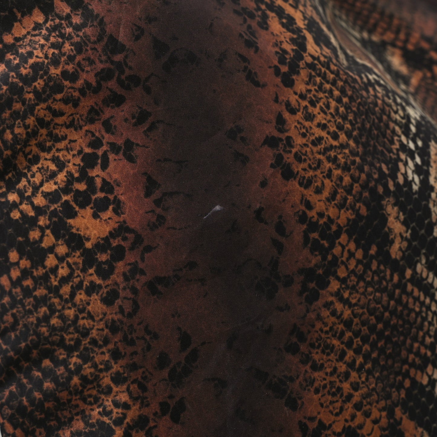 Fabric Calfskin Baroque Print Tote Multicolor