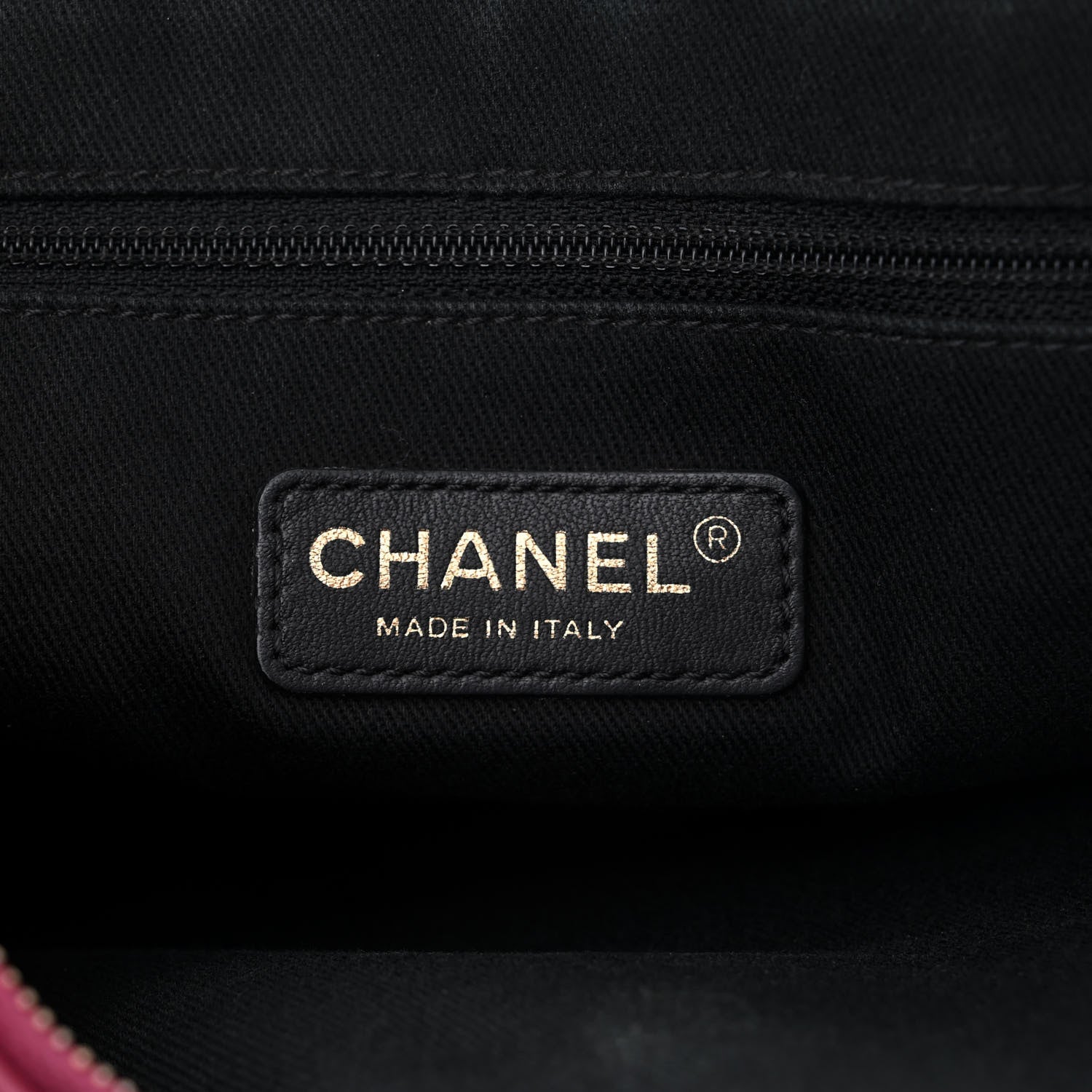 Chanel Patent Quilted Crown CC Double Zip Bag Dark Pink 8 of 13