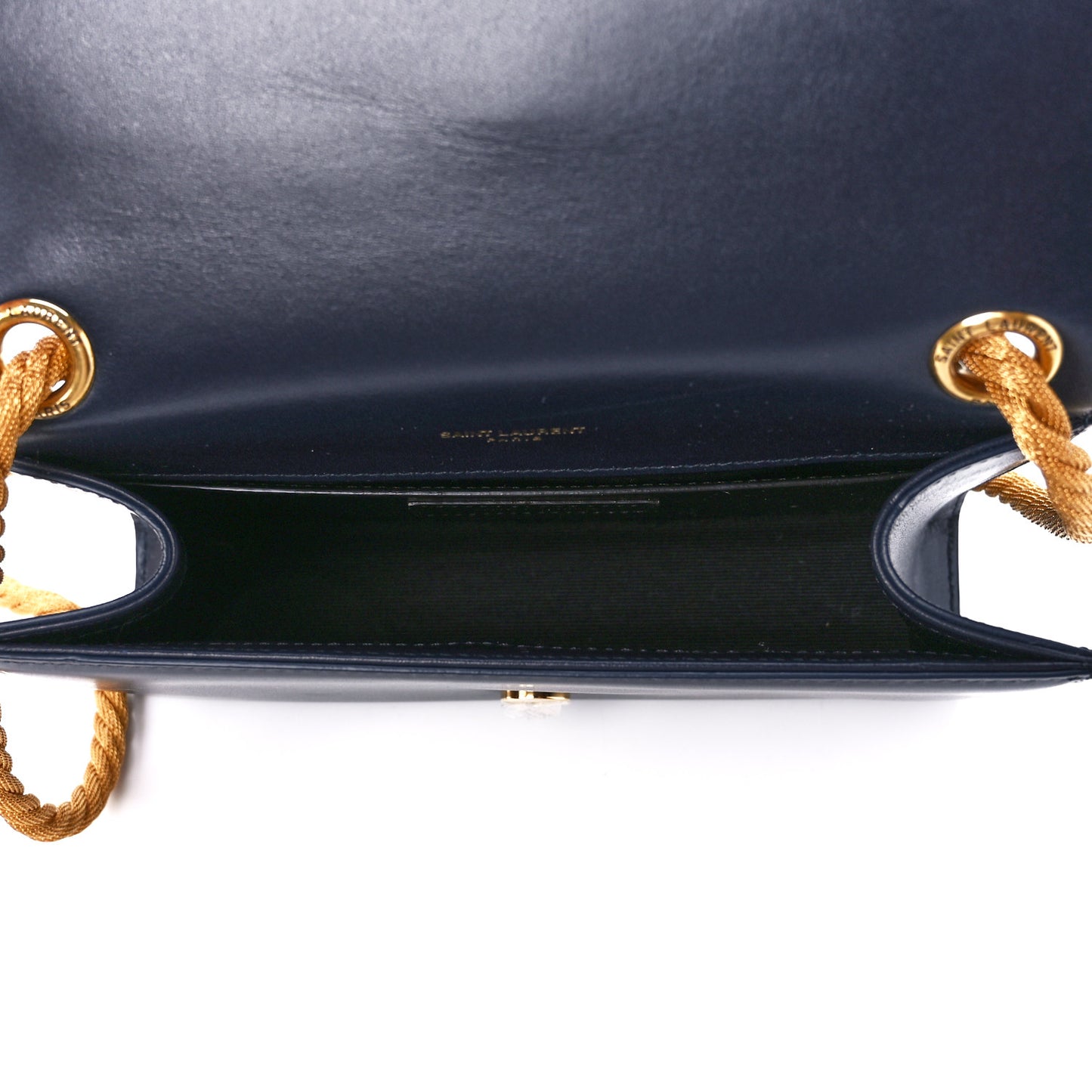 Calfskin Small Monogram Kate Satchel Deep Marine