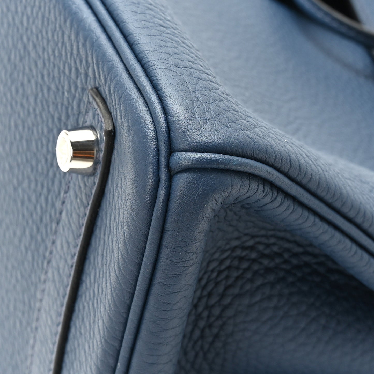 Togo Verso Birkin 30 Deep Bleu Bleu Zanzibar