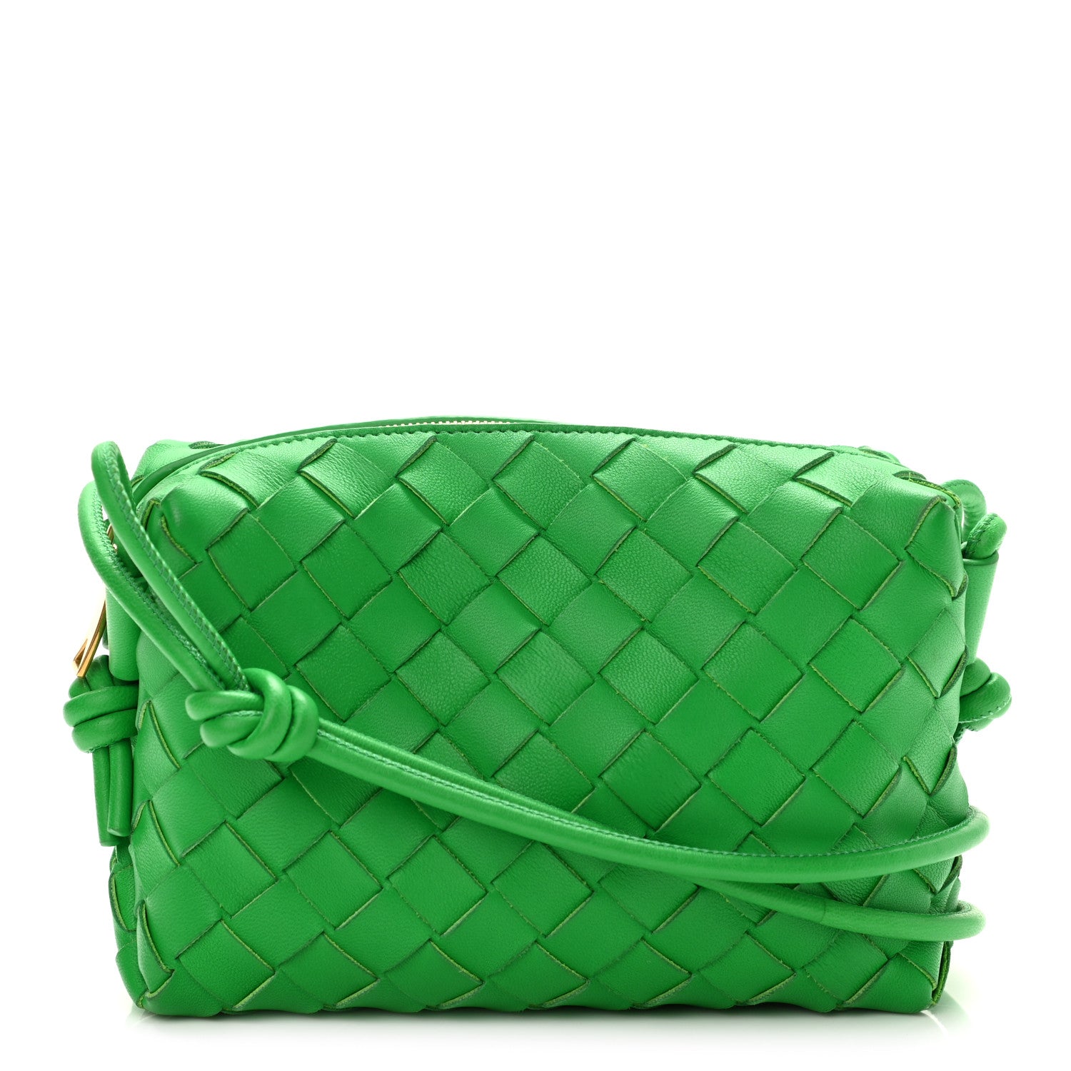 Bottega Veneta Nappa Intrecciato Mini Loop Camera Bag Parakeet 1 of 9
