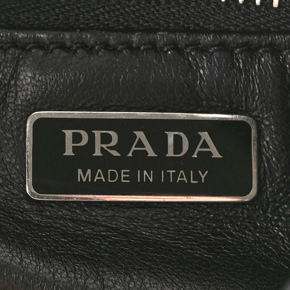 Prada Nappa Soft Padded Re-Edition 2002 Moon Bag Black 6 of 9