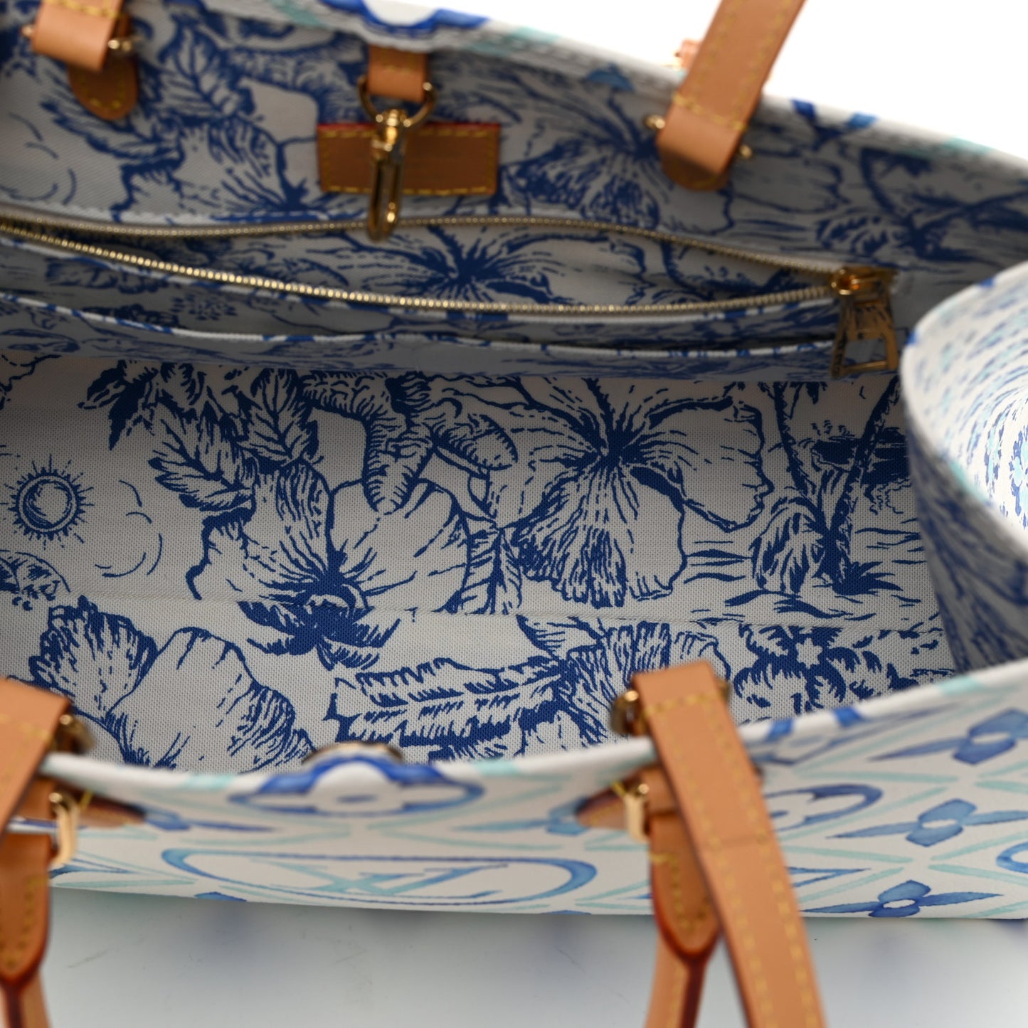 Monogram Tiles By The Pool Onthego MM Lagoon Blue