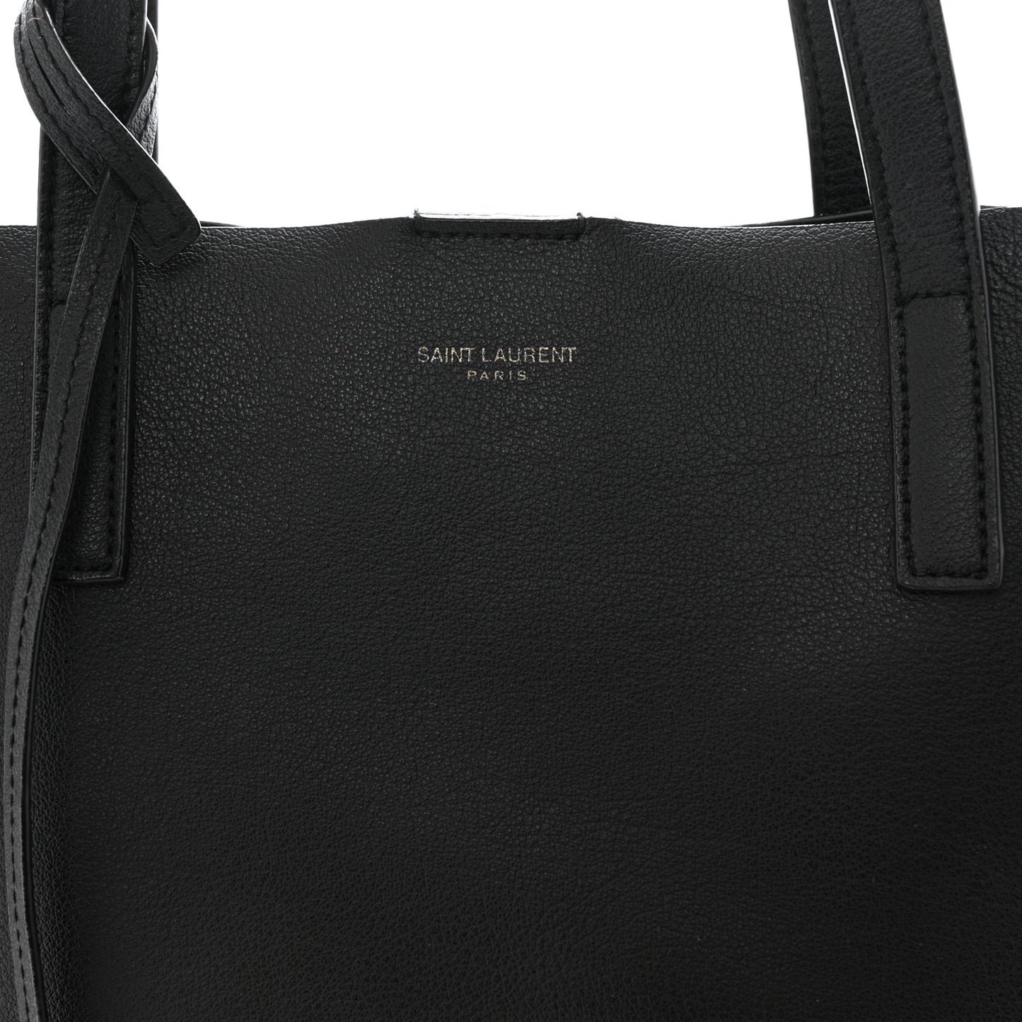 Calfskin Large Shopping Tote Black