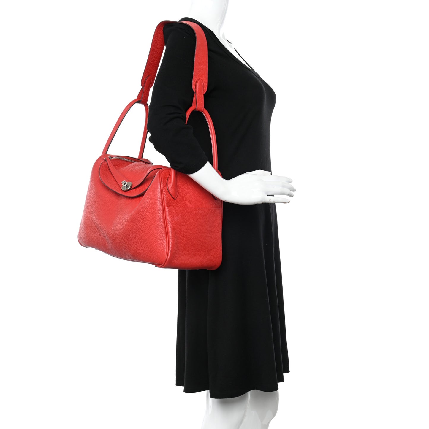 Taurillon Clemence Lindy 34 Rouge Tomate
