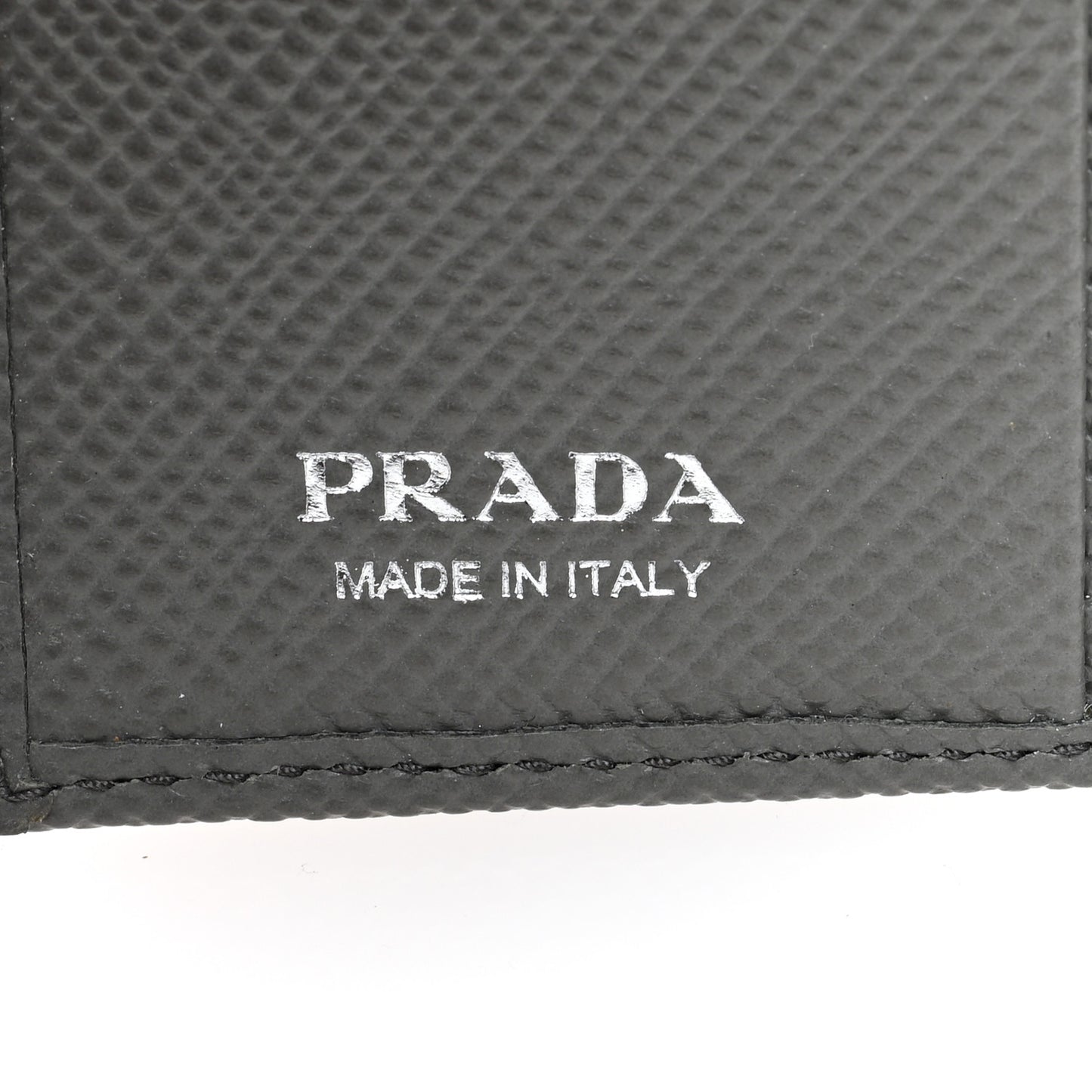 Saffiano Metal Compact Snap Bi-Fold Wallet Marmo