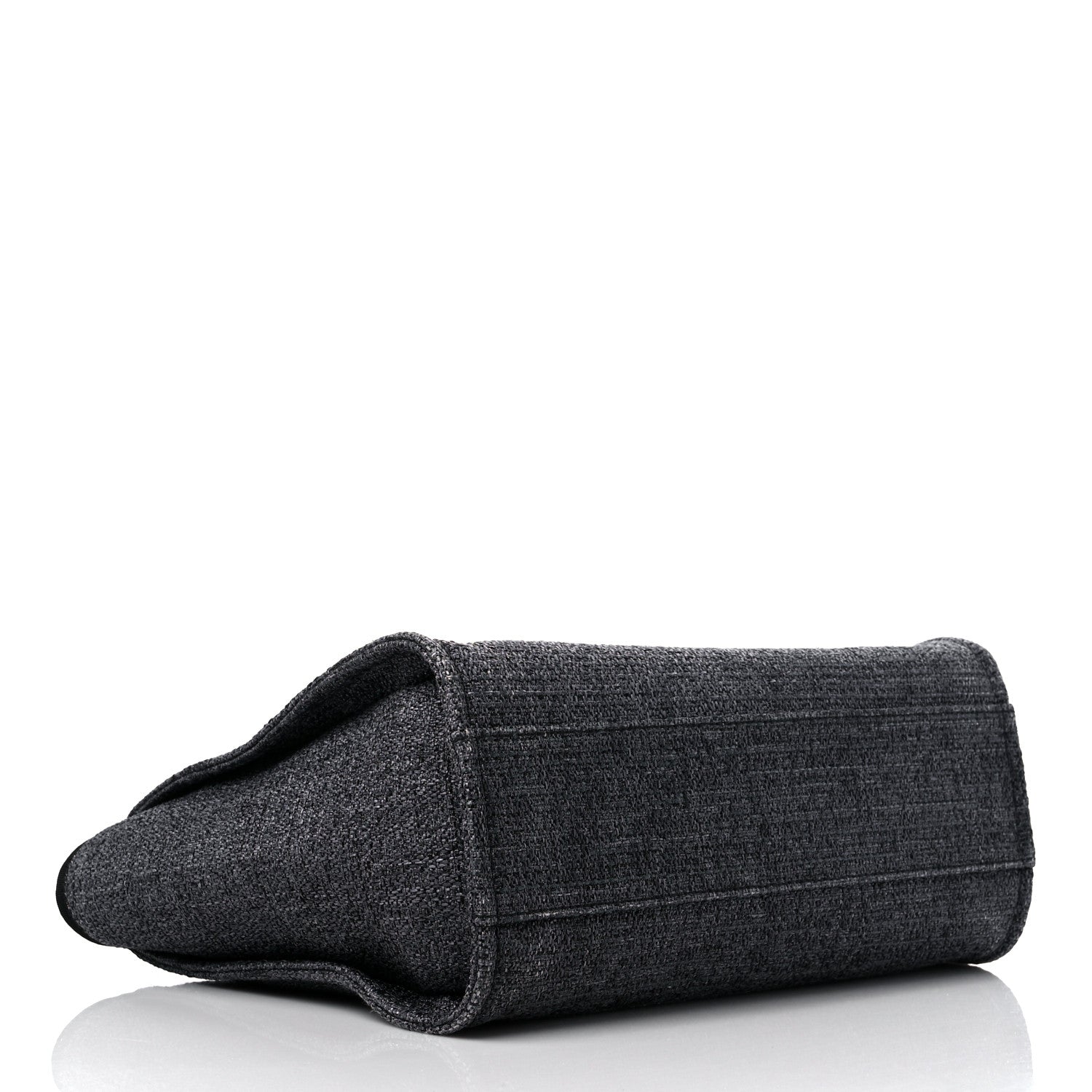 Chanel Lurex Boucle Small Deauville Tote Black 5 of 10