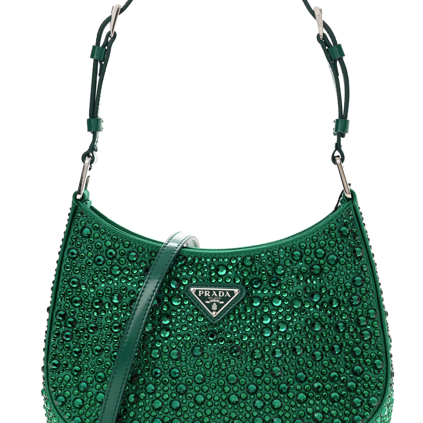 Satin Crystal Cleo Adjustable Strap Shoulder Bag Mango