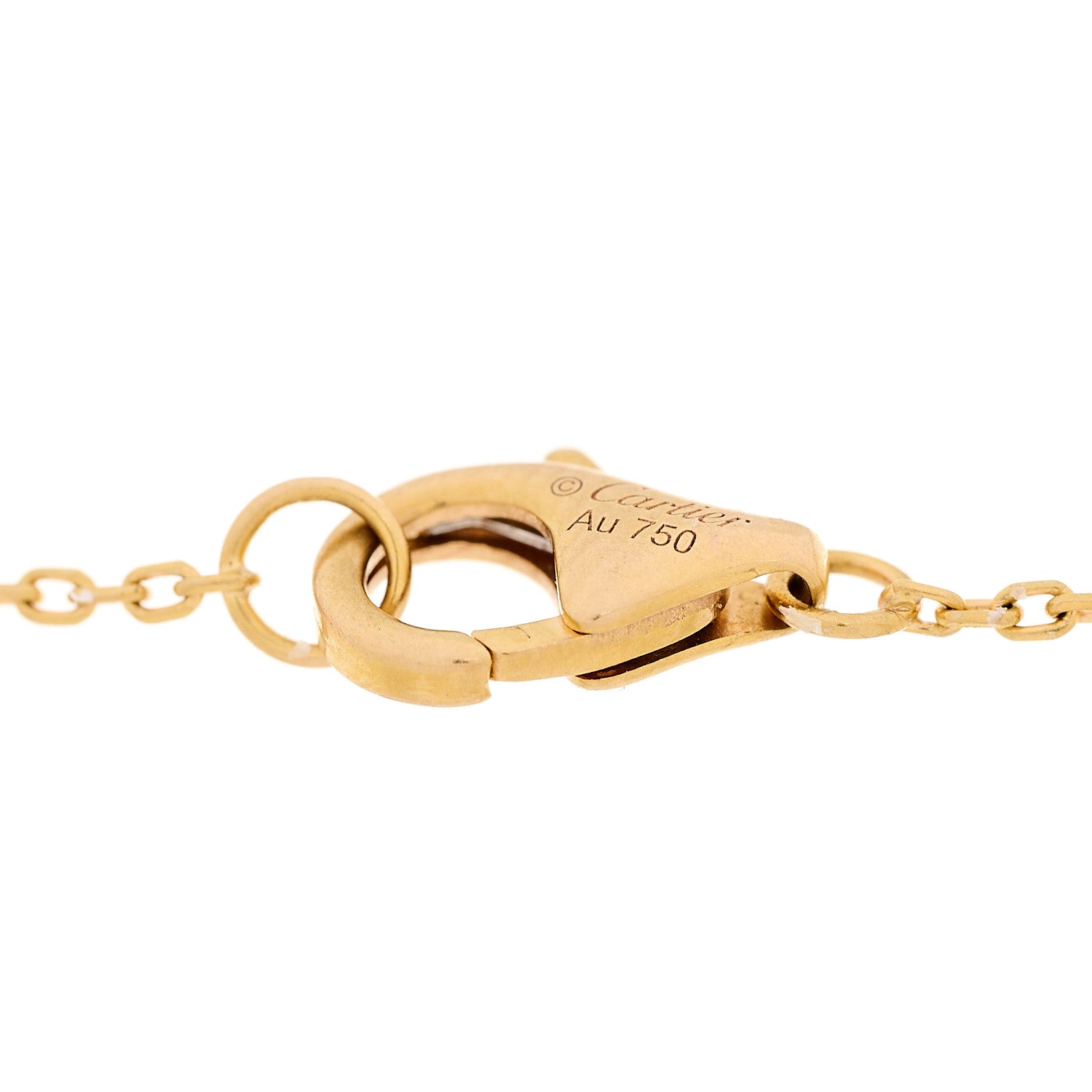 Cartier 18K Pink Gold Diamond Malachite Amulette de Cartier Bracelet 4 of 6