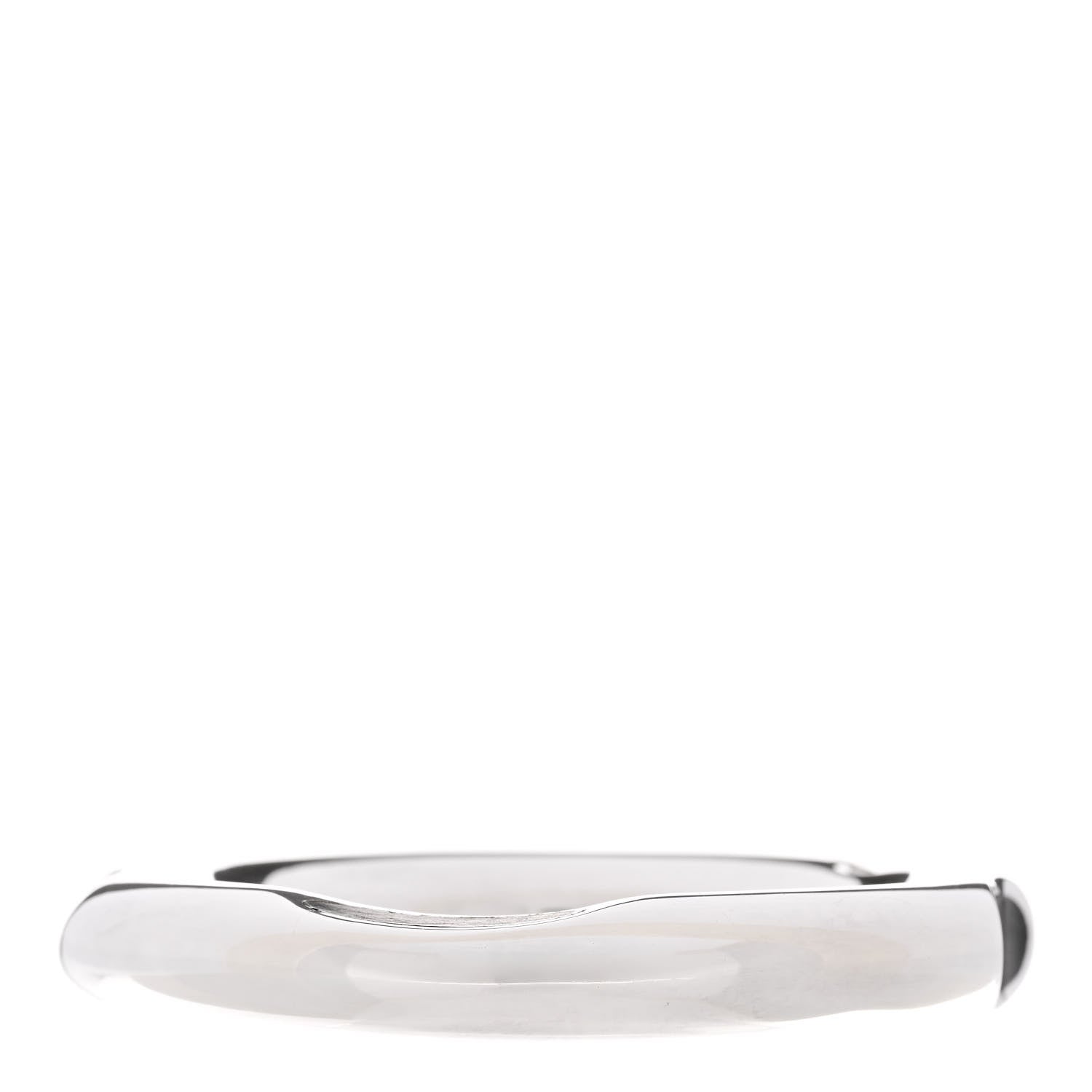 Tiffany Sterling Silver Frank Gehry Wood Spot Bangle Bracelet 2 of 4