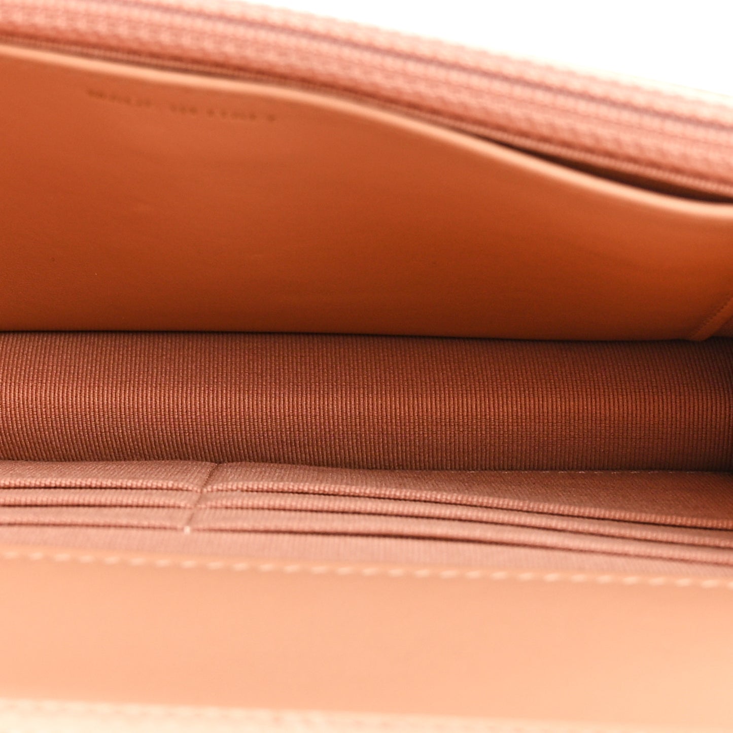 Aged Calfskin Quilted Reissue Wallet On Chain WOC Beige