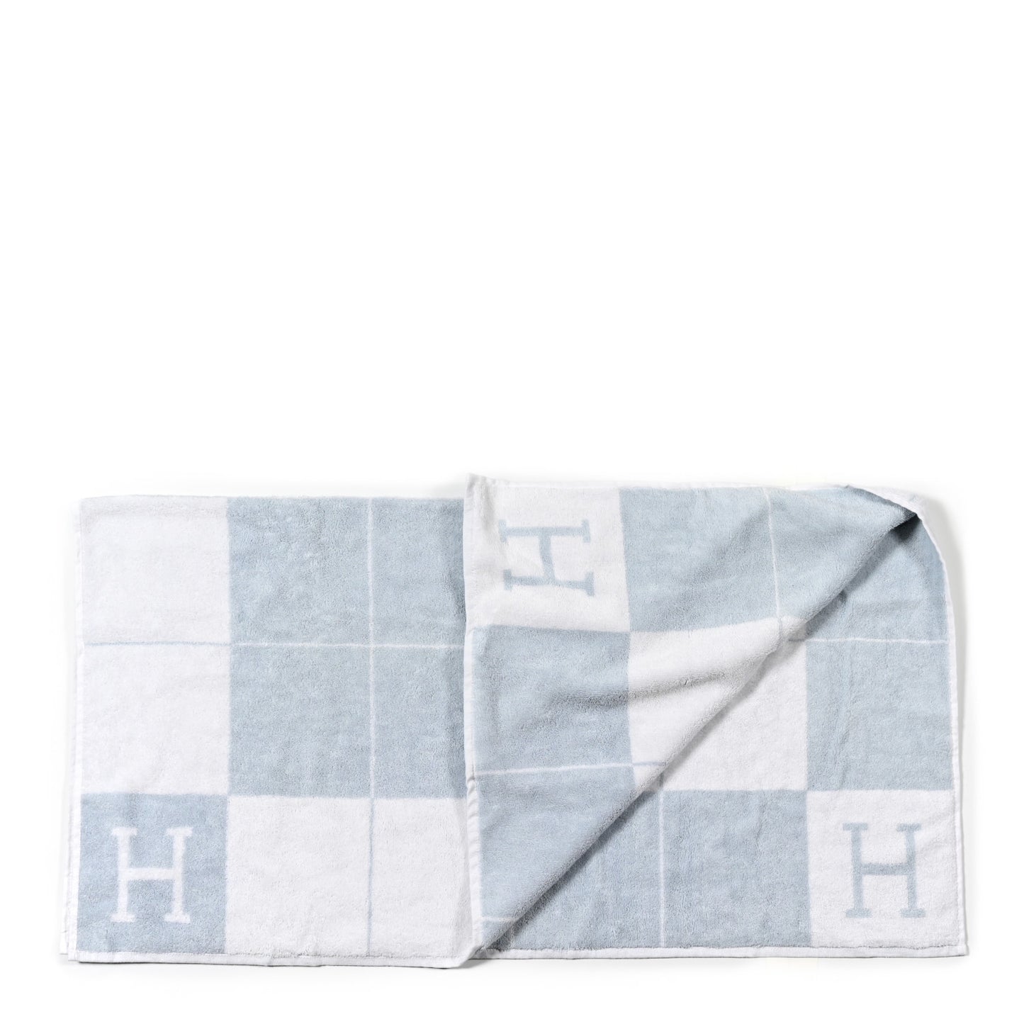 Cotton Avalon Baby Bath Towel Bleu Glacier