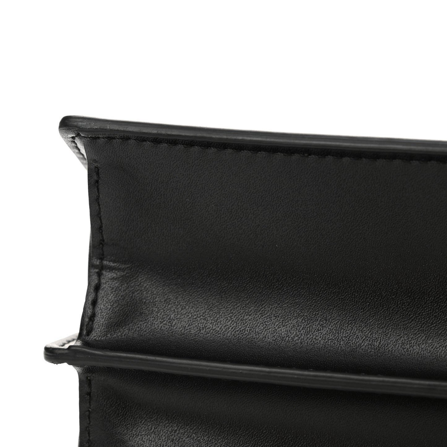 Vitello Liberty Bi-Color FF 1974 Embossed Small Kan I Shoulder Bag Black Maya