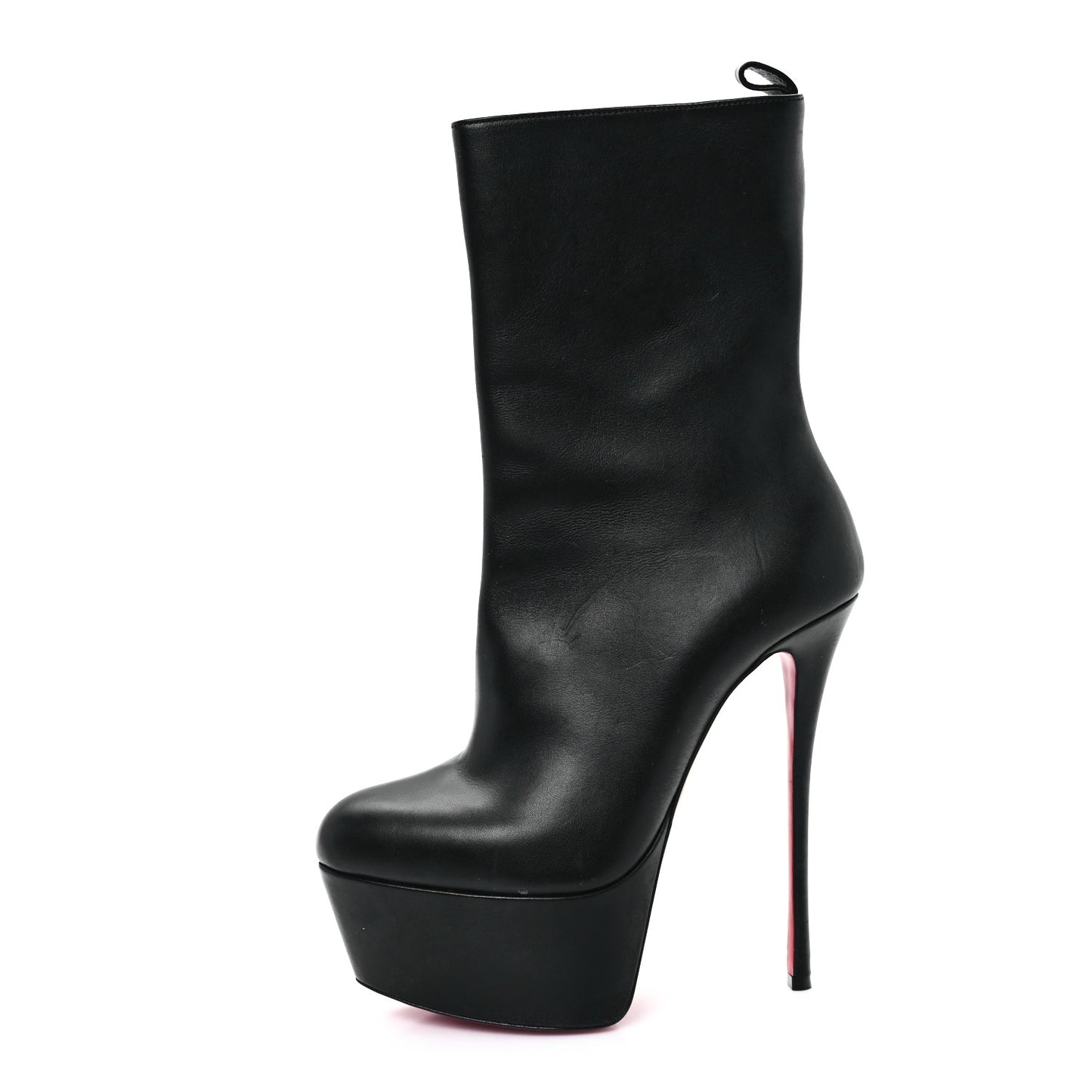 Calfskin Dolly Alta Booty 160 Ankle Boots 38 Black