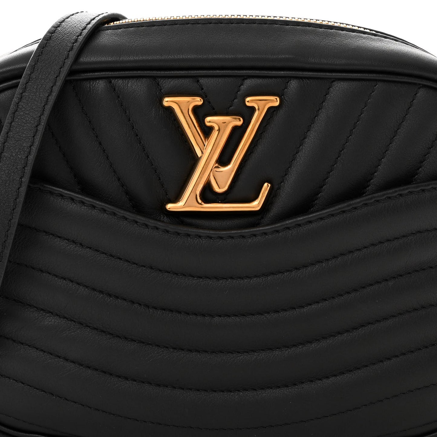 Calfskin New Wave Camera Bag Black