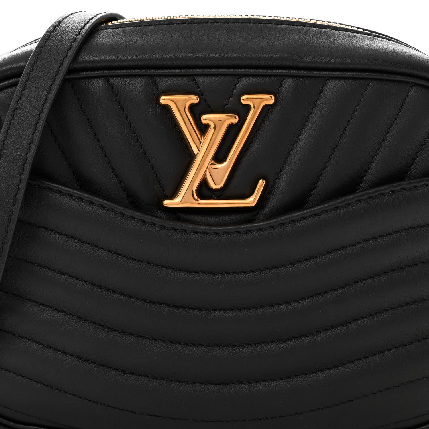 Louis Vuitton Calfskin New Wave Camera Bag Black 8 of 10