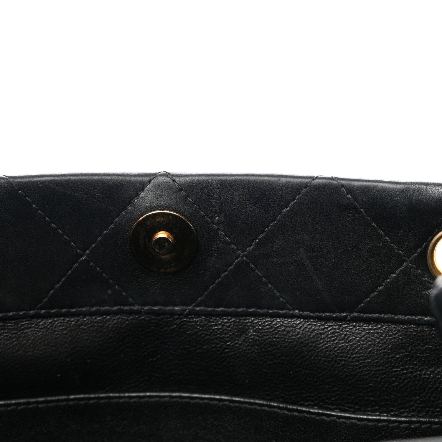Chanel Lambskin Quilted Shopping Tote Black 10 of 16