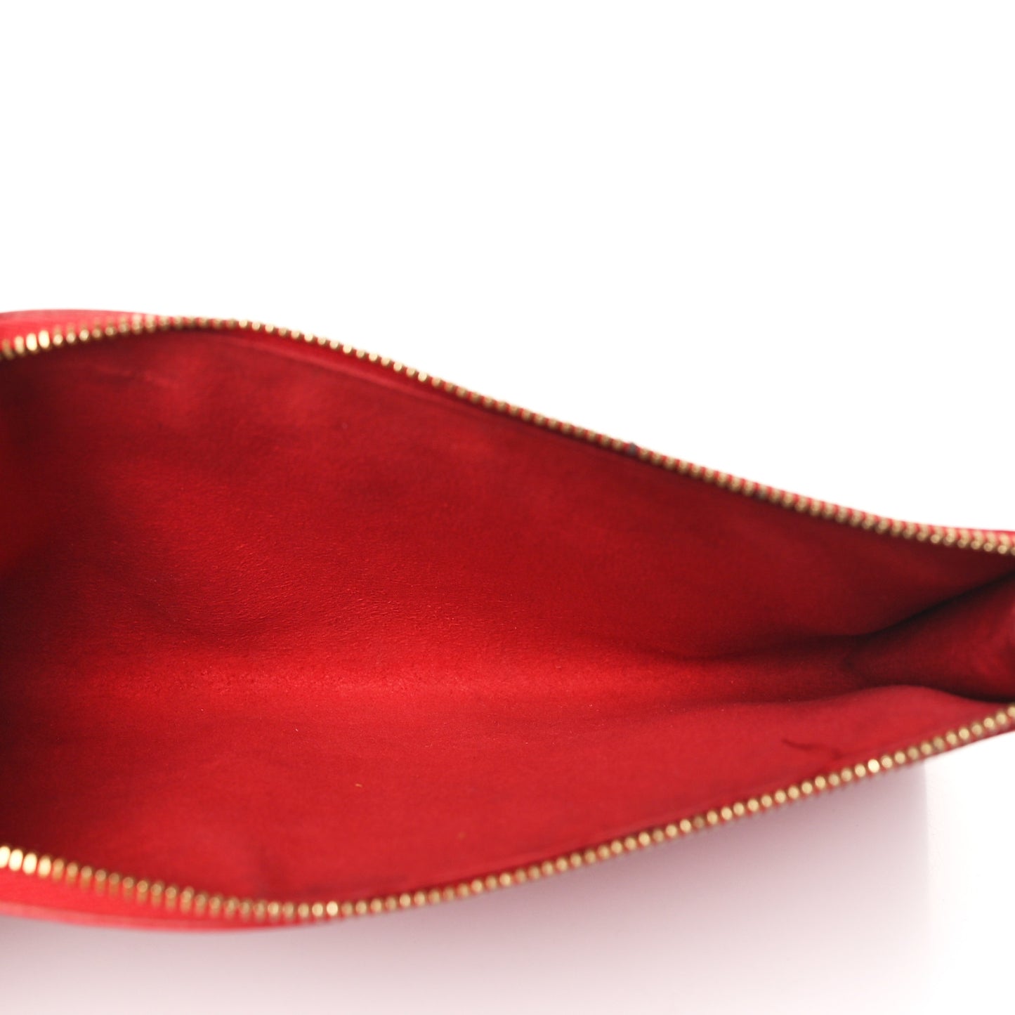 Epi Pochette Accessories 24 Castillan Red