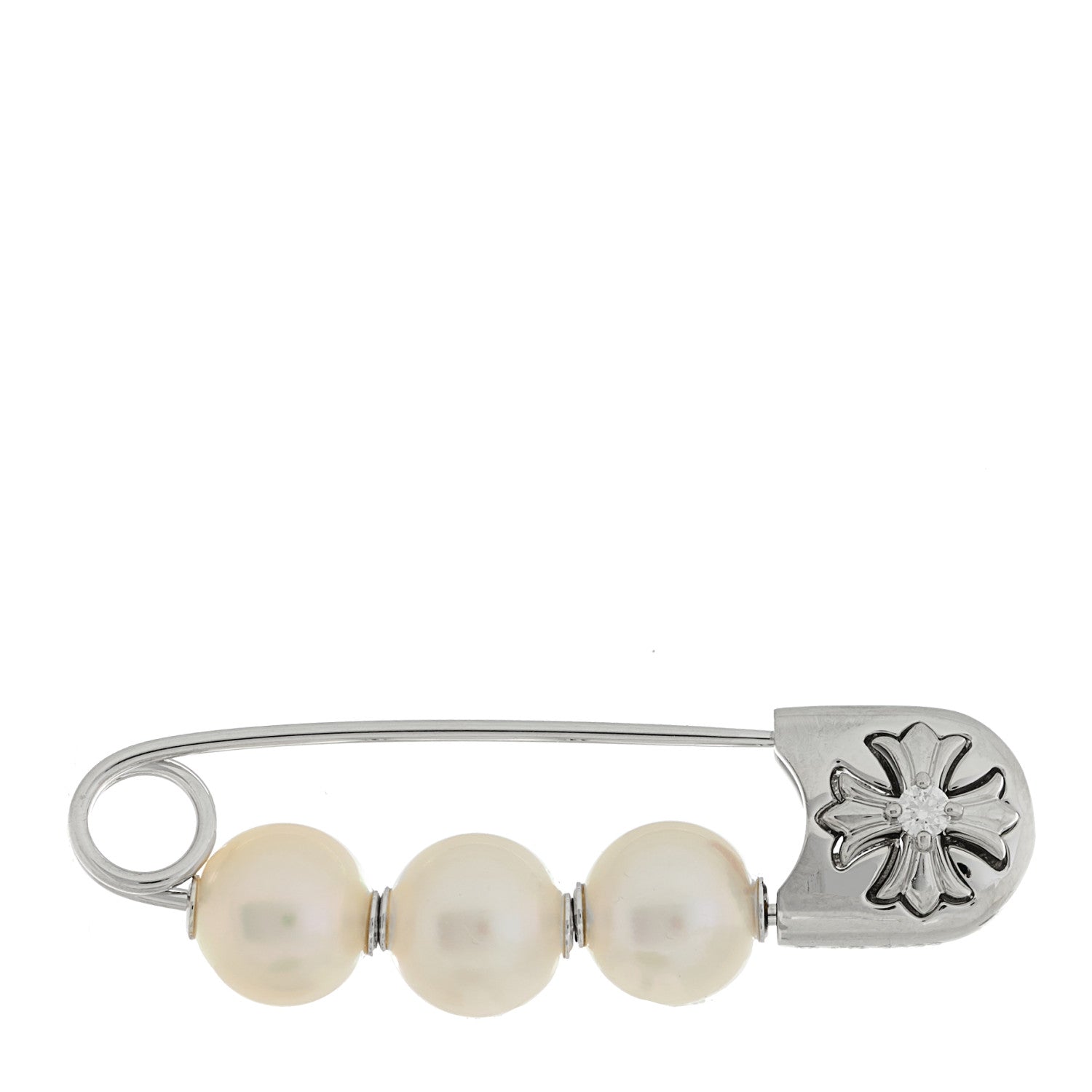 Mikimoto X CHROME HEARTS Platinum Diamond Akoya Cultured Pearl