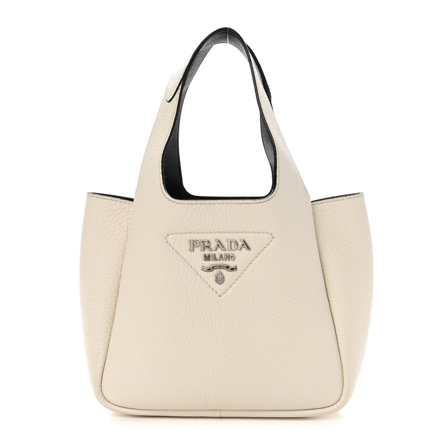 Vitello Daino Soft Mini Dynamique Tote Talco Black