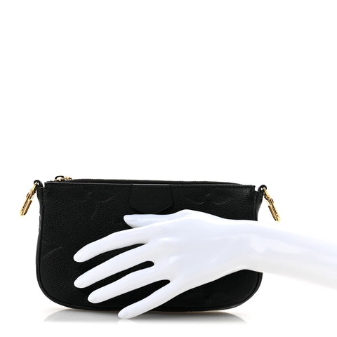 Empreinte Monogram Giant Multi Pochette Accessories Mini Pochette Black