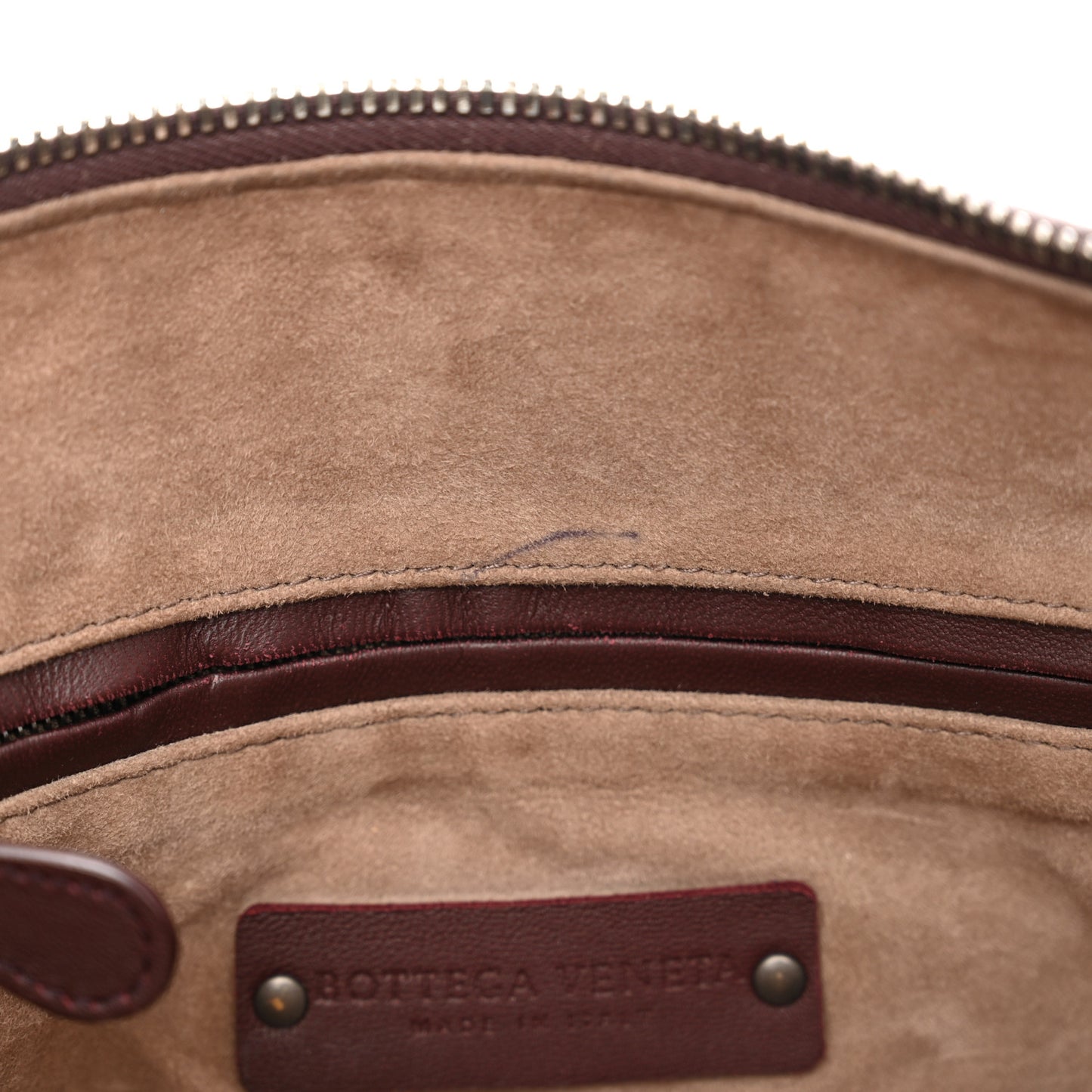 Nappa Intrecciato Nodini Crossbody Messenger Burgundy