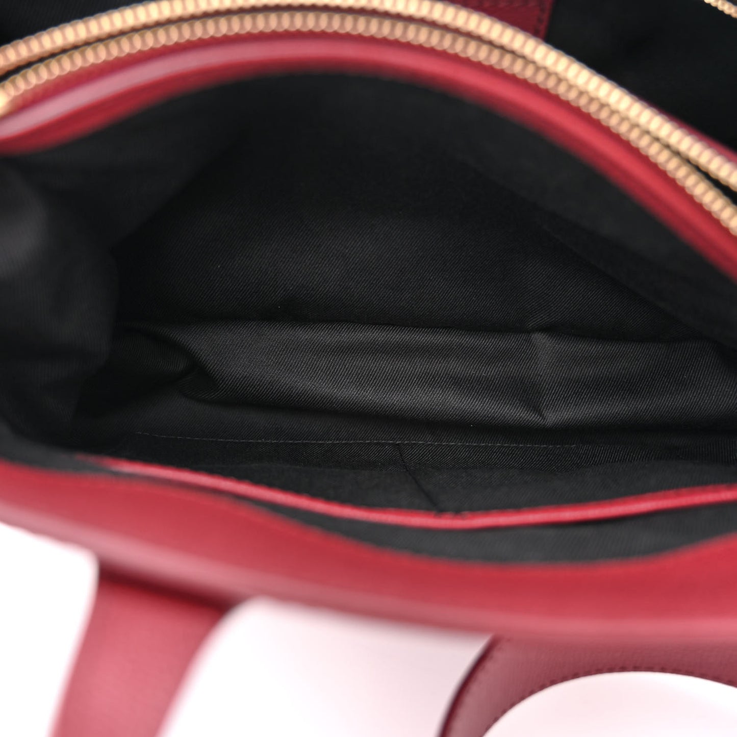 Grainy Calfskin House Check Medium Banner Tote Crimson