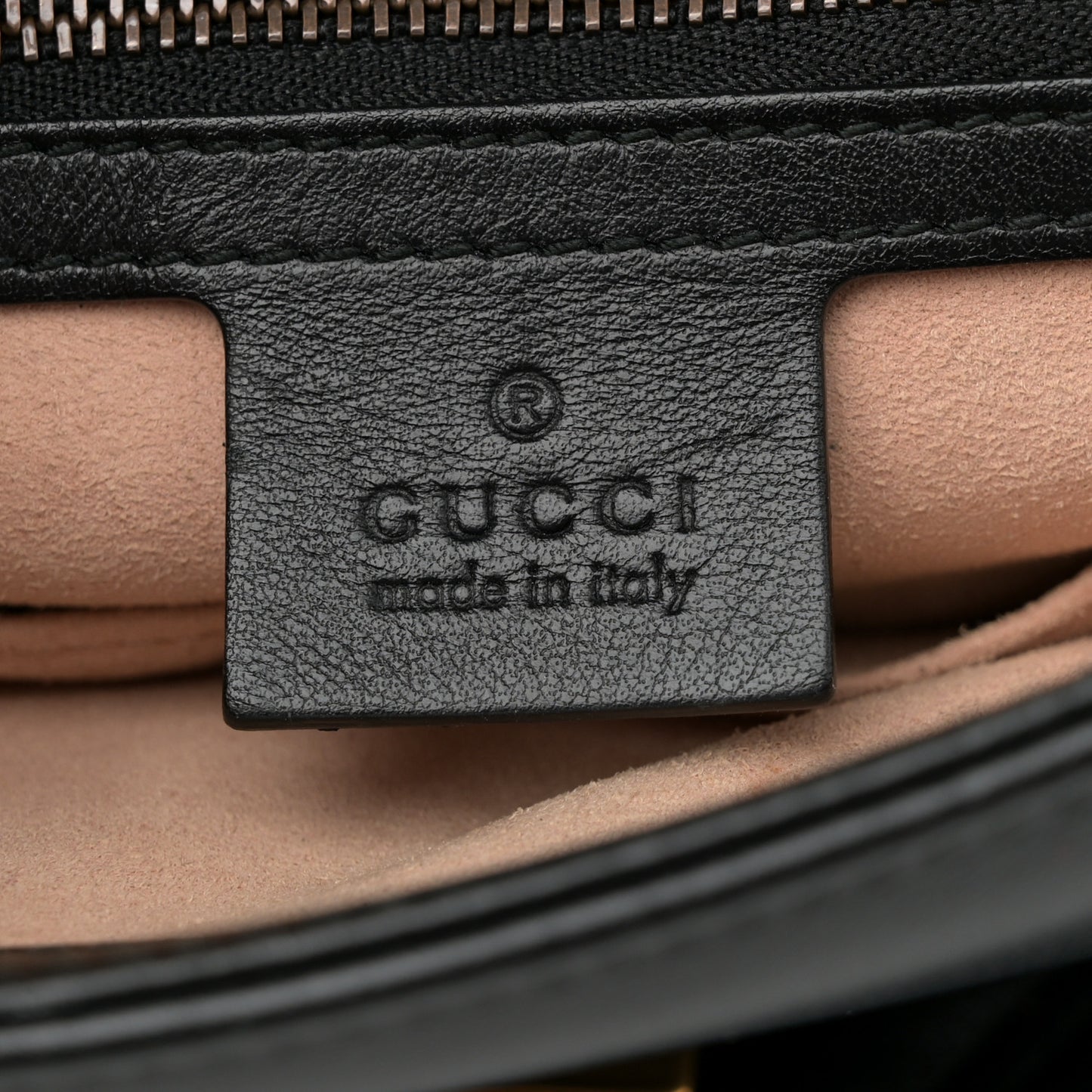 Calfskin Matelasse Small GG Marmont Top Handle Shoulder Bag Black