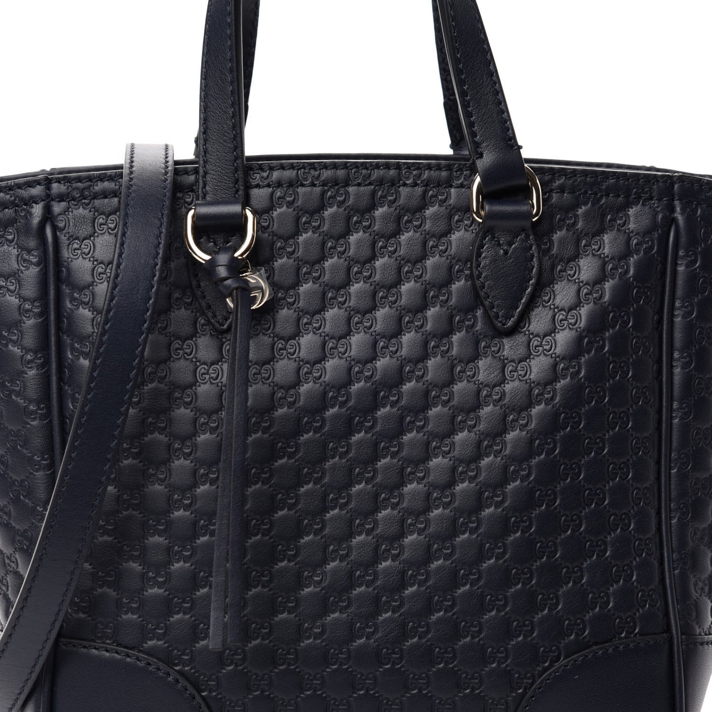 Microguccissima Small Bree Tote Navy